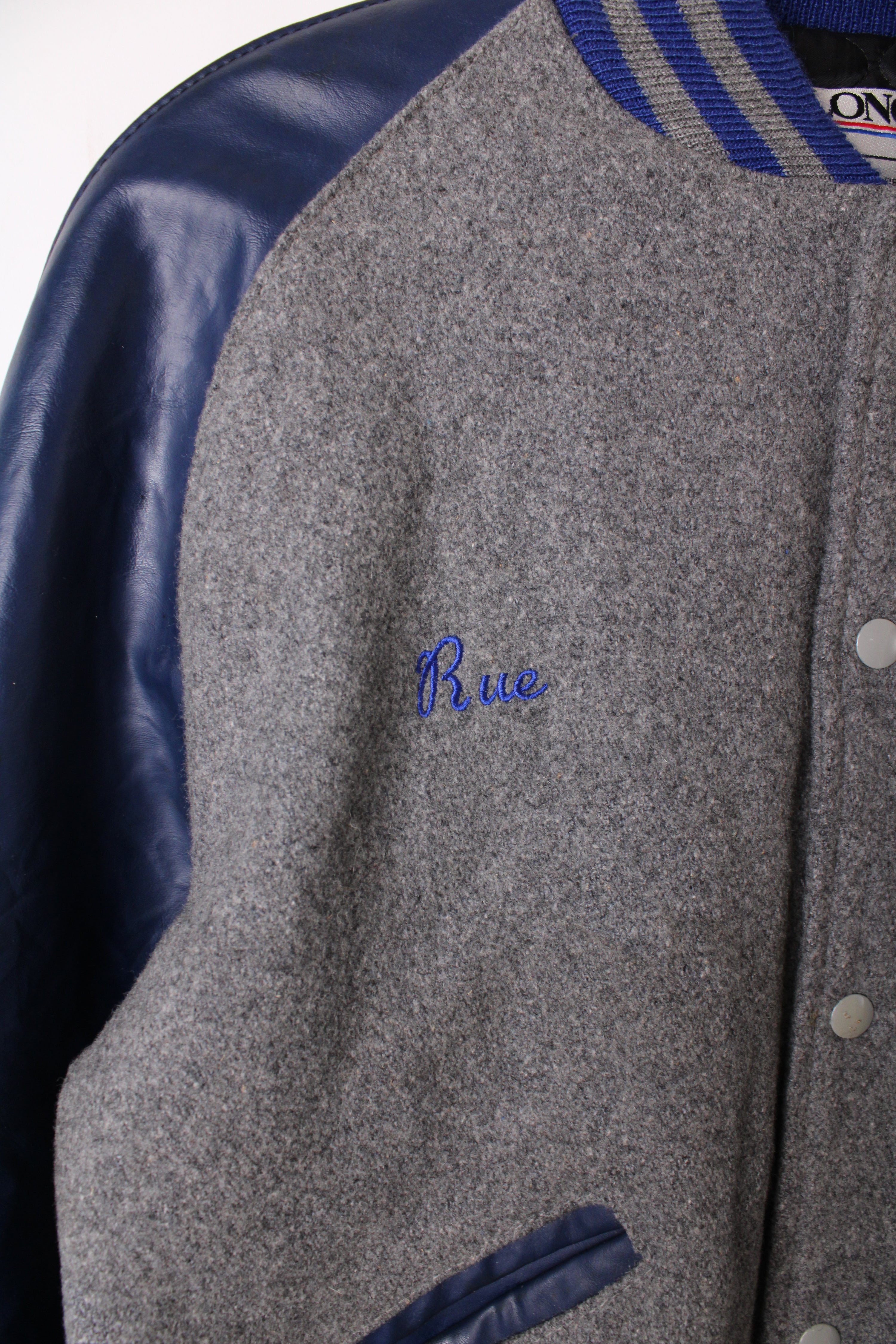 DE LONG VINTAGE VARSITY JACKET MADE IN USA - M