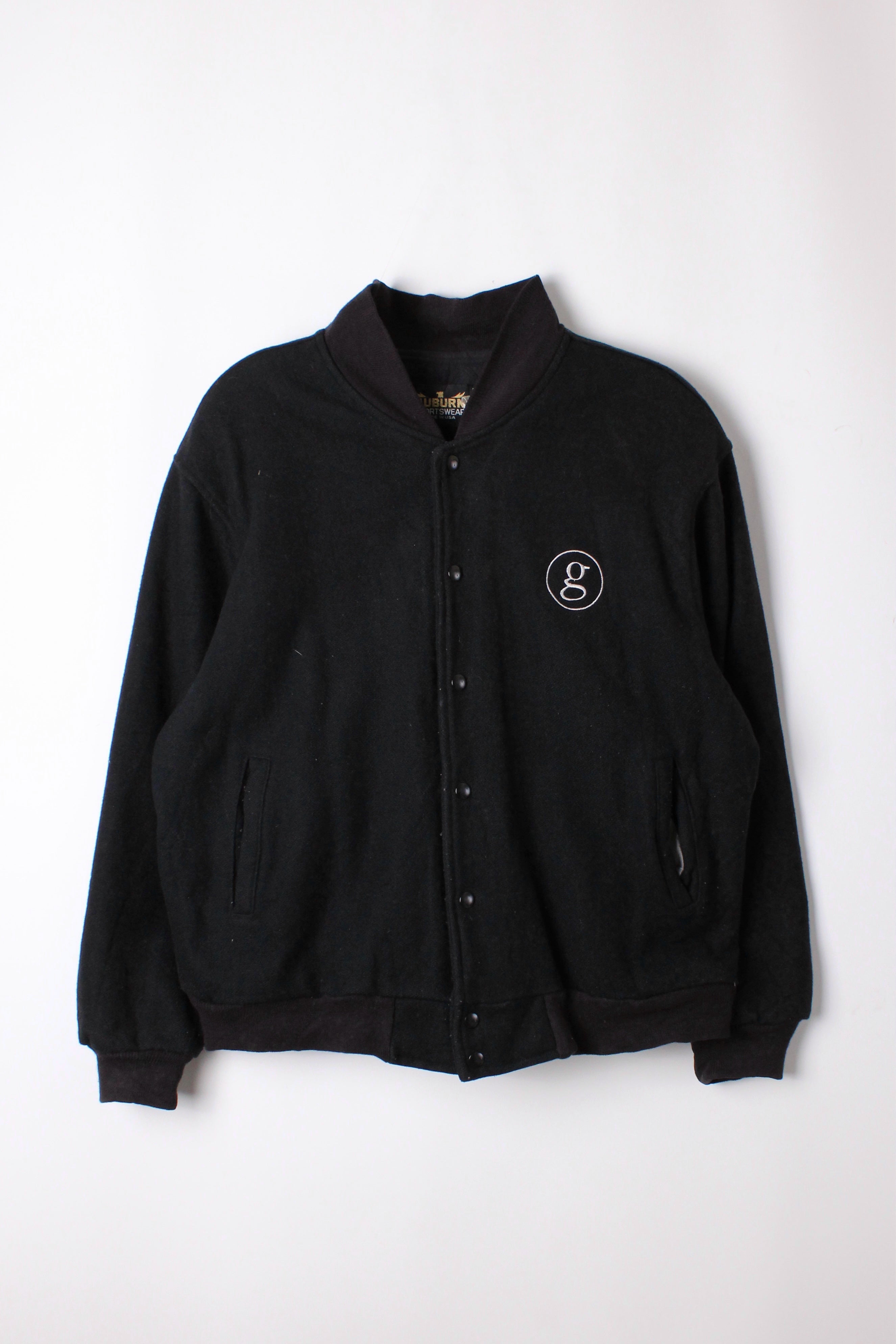 AUBURN VARSITY JACKET MADE IN USA BLACK - XL