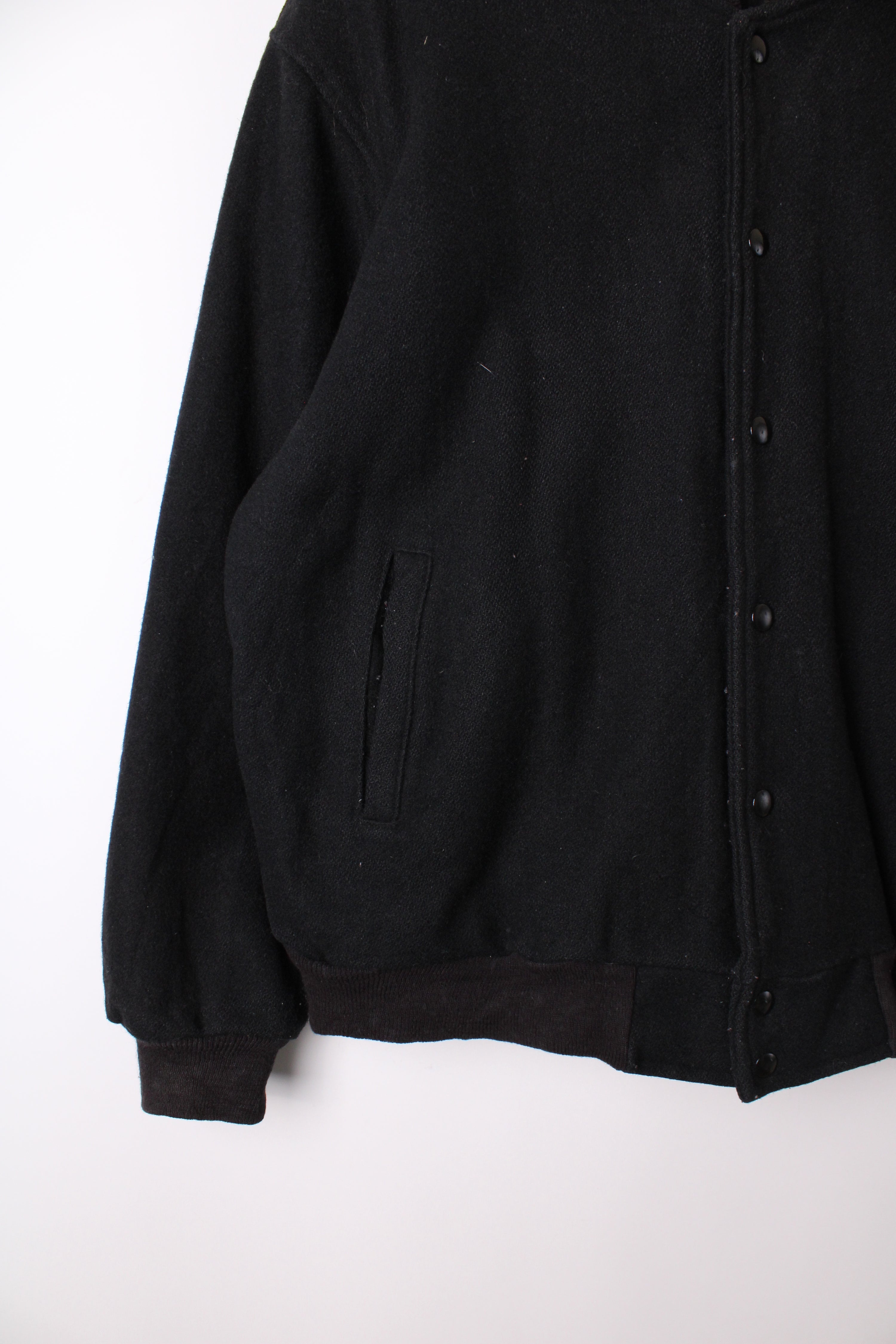 AUBURN VARSITY JACKET MADE IN USA BLACK - XL