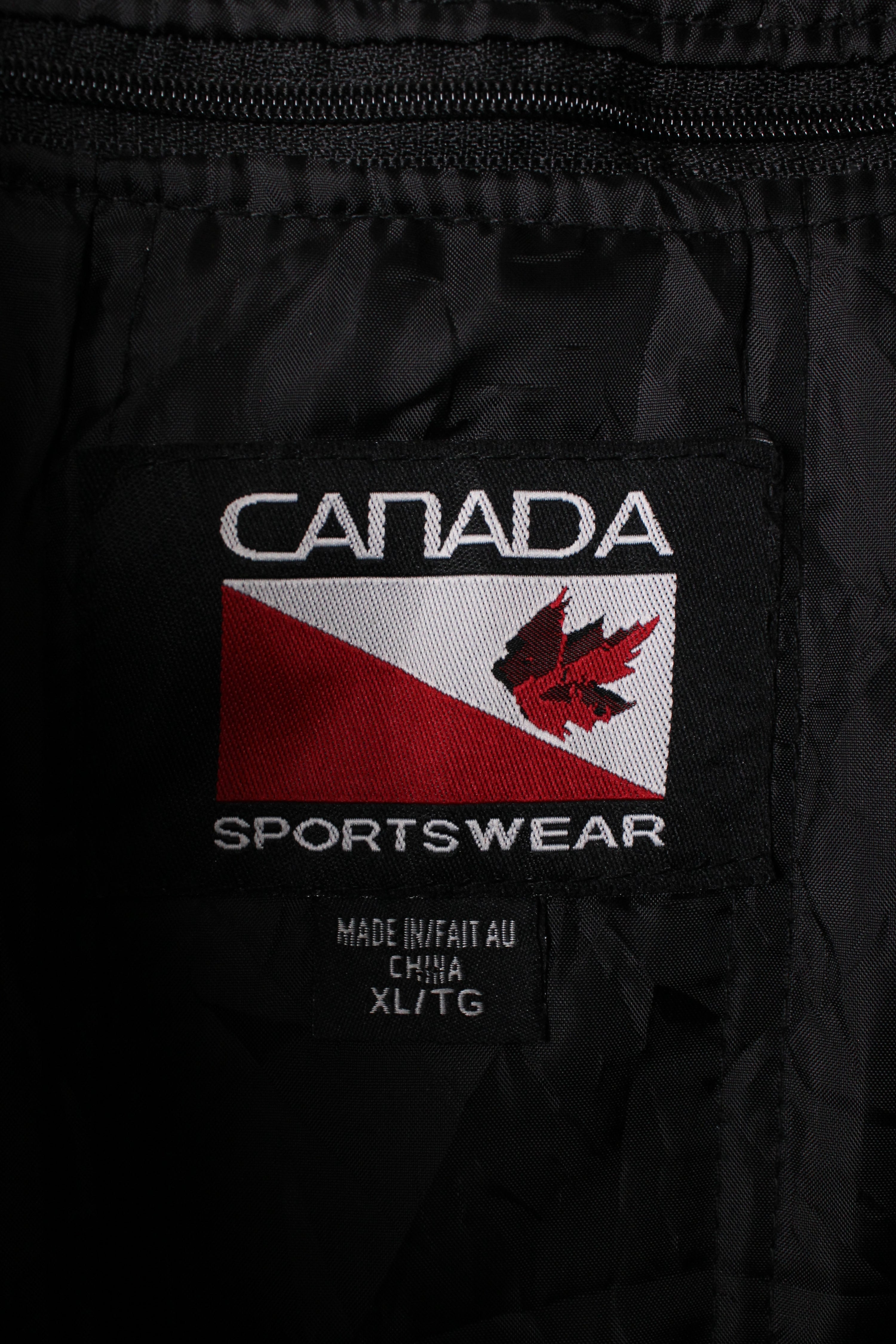 GARAGE LEAGUE VINTAGE VARSITY JACKET BLACK - XL