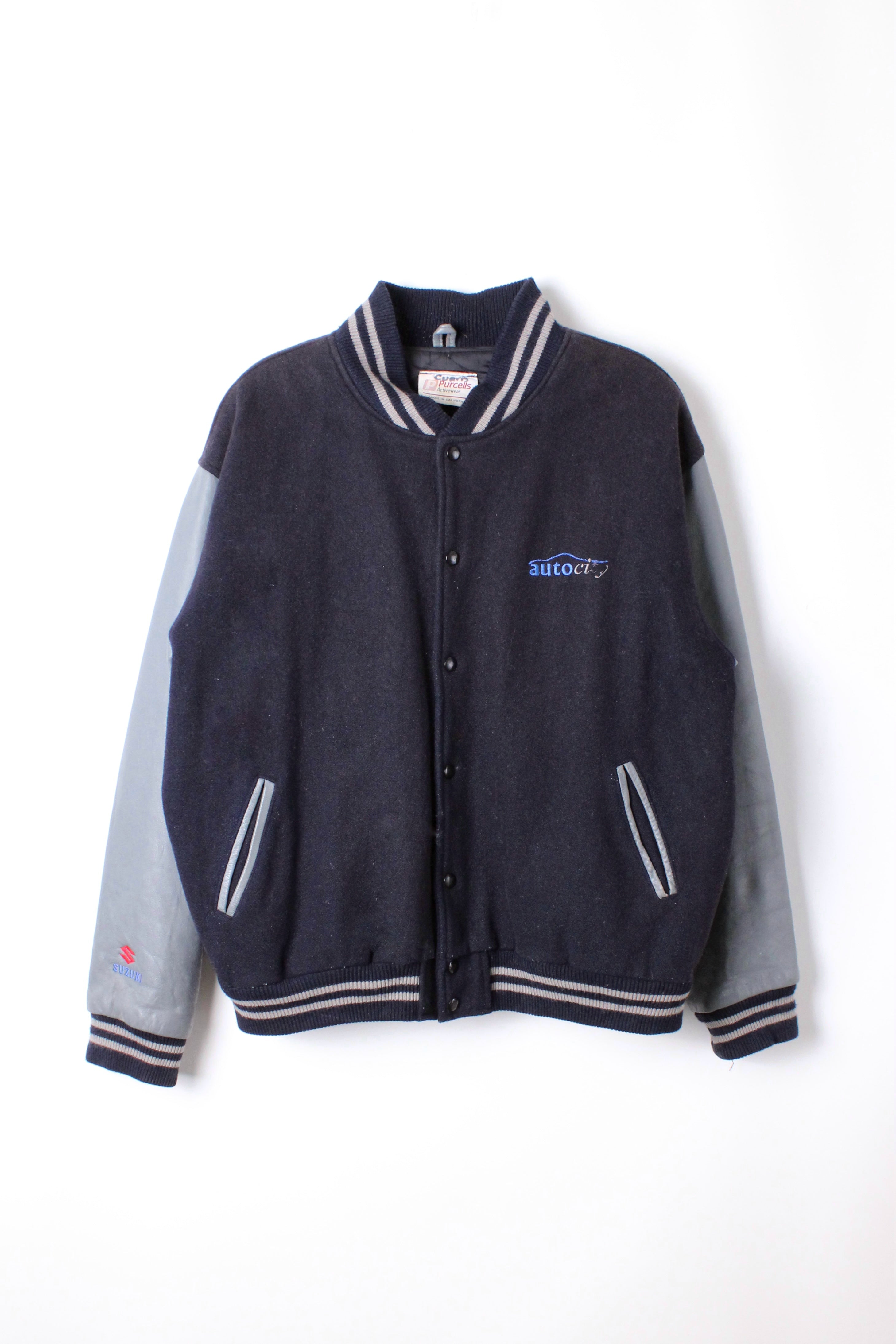 PURCELLS VARSITY JACKET MADE IN CALIFORNIA BLACK - XL/XXL