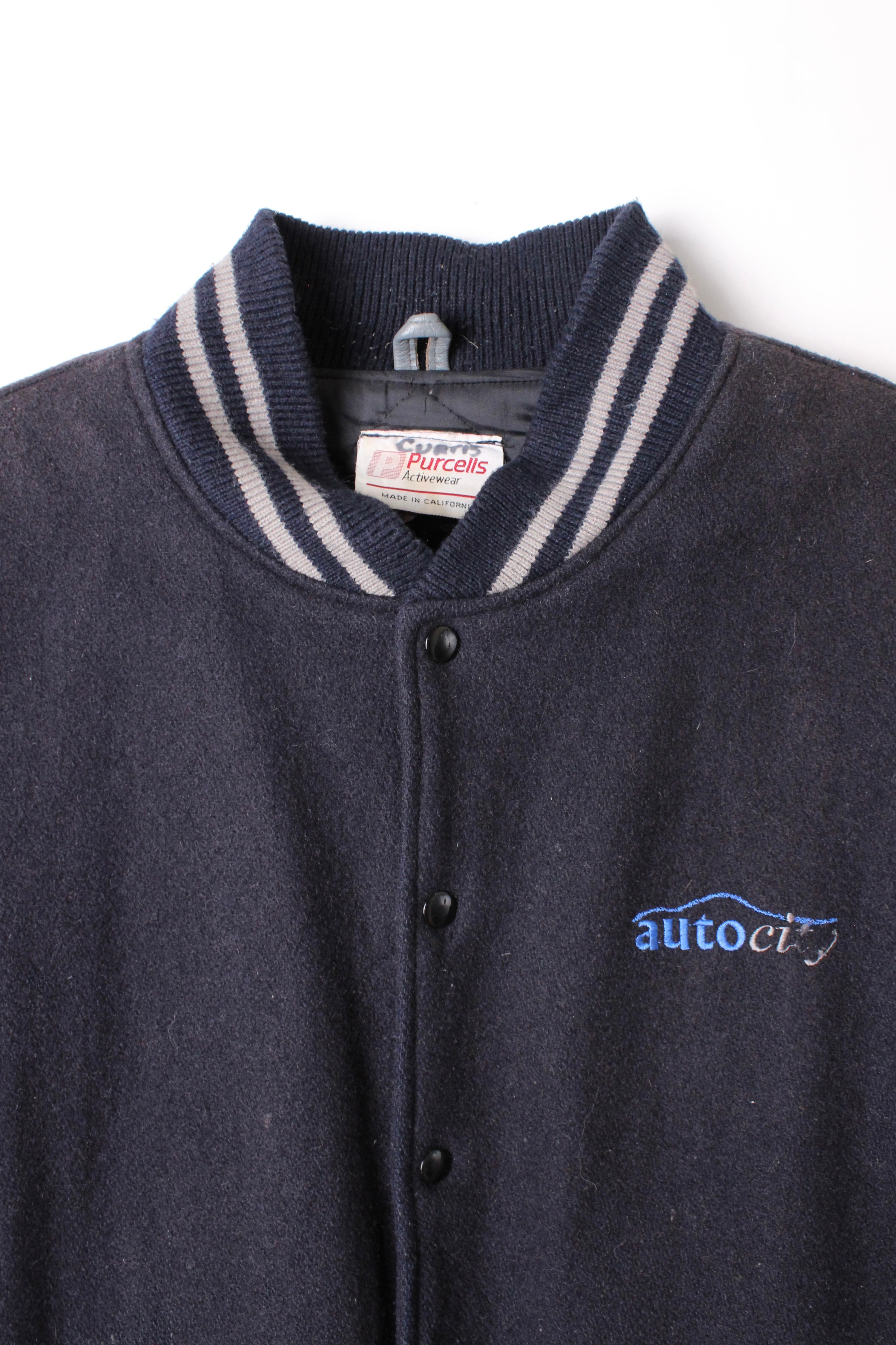 PURCELLS VARSITY JACKET MADE IN CALIFORNIA BLACK - XL/XXL