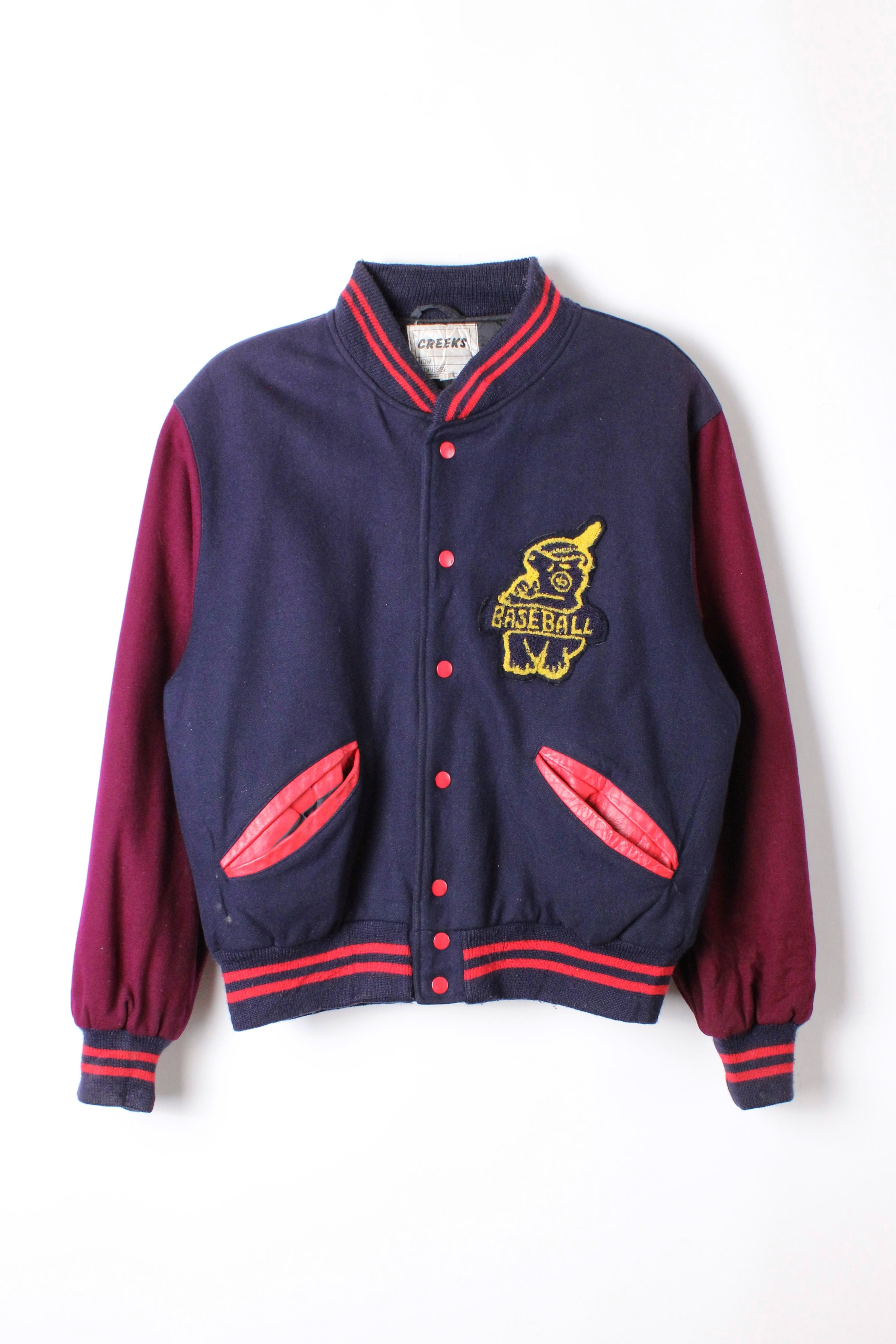 VARSITY JACKET WOOL CREEKS BASEBALL - M