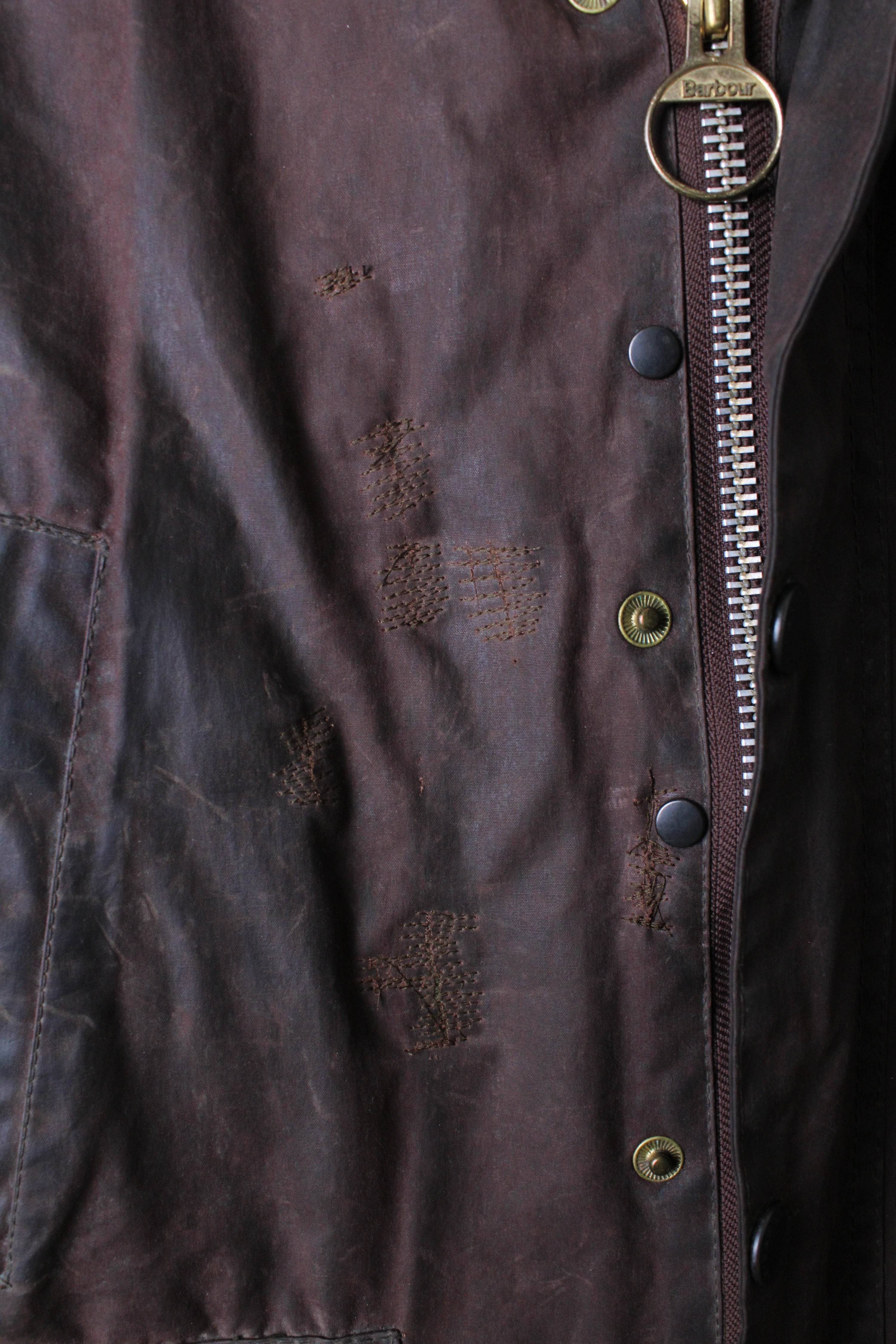 BARBOUR BEDALE WAXED JACKET RUSTIC BROWN - L/XL