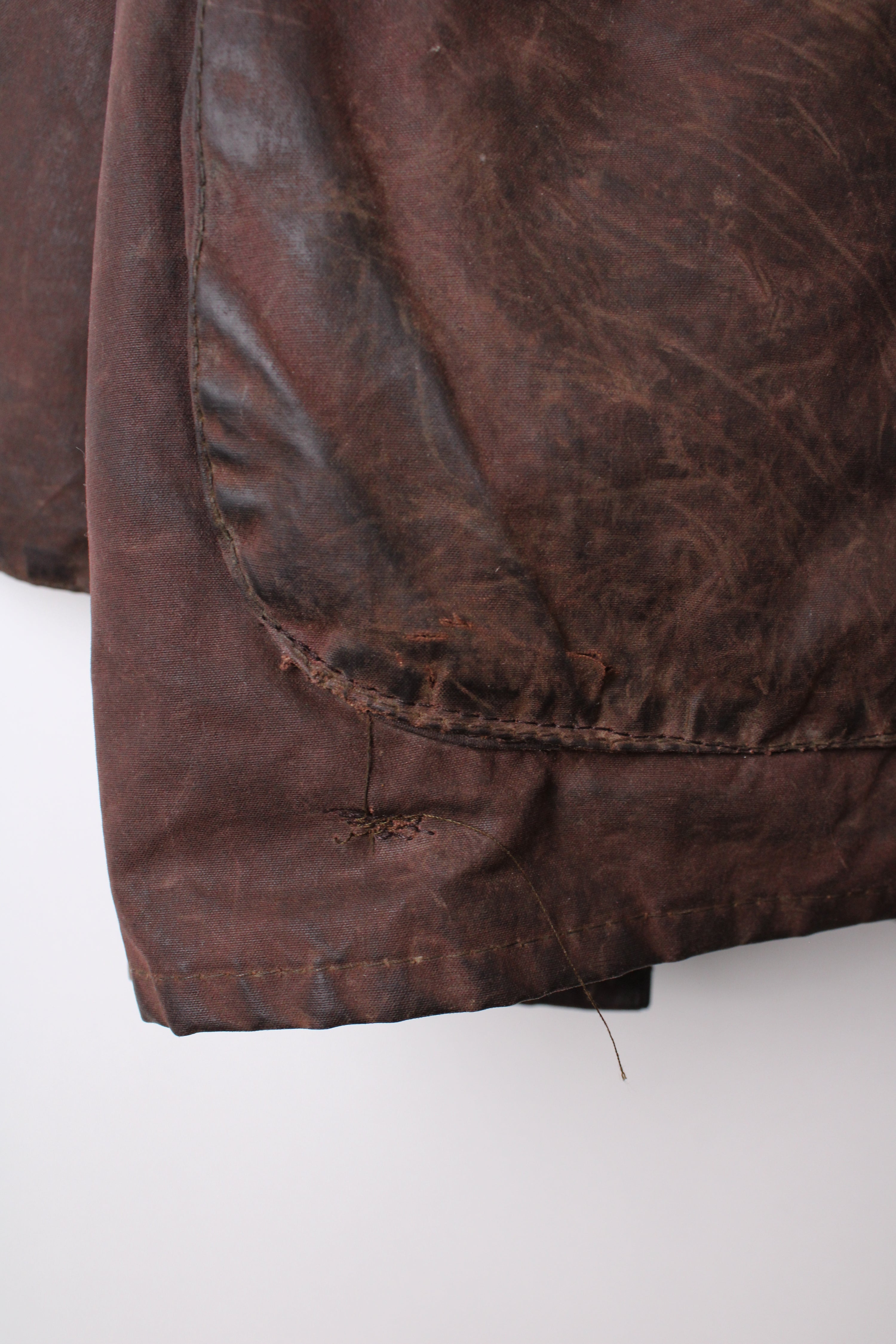 BARBOUR BEDALE WAXED JACKET RUSTIC BROWN - L/XL