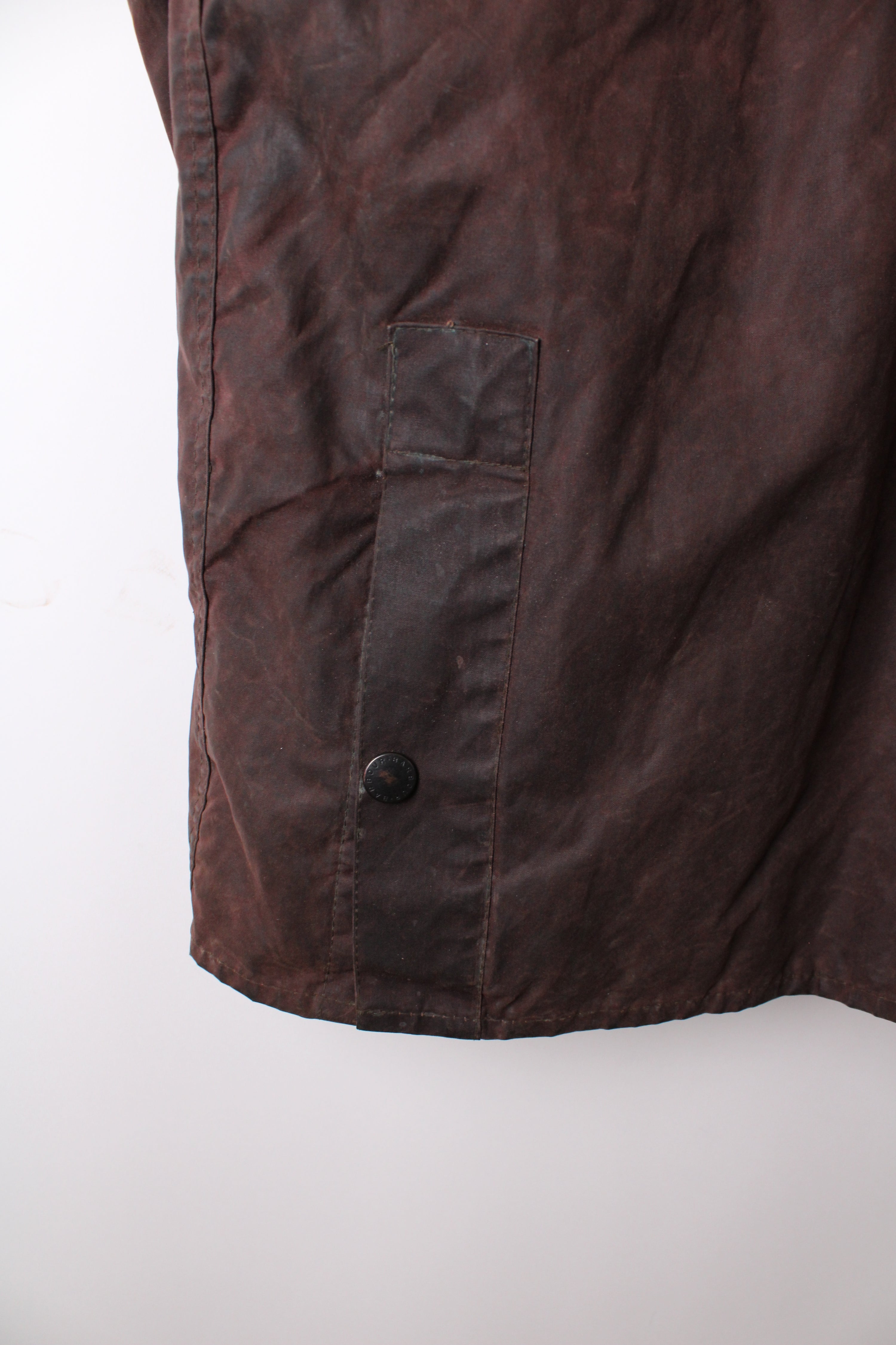 BARBOUR BEDALE WAXED JACKET RUSTIC BROWN - L/XL