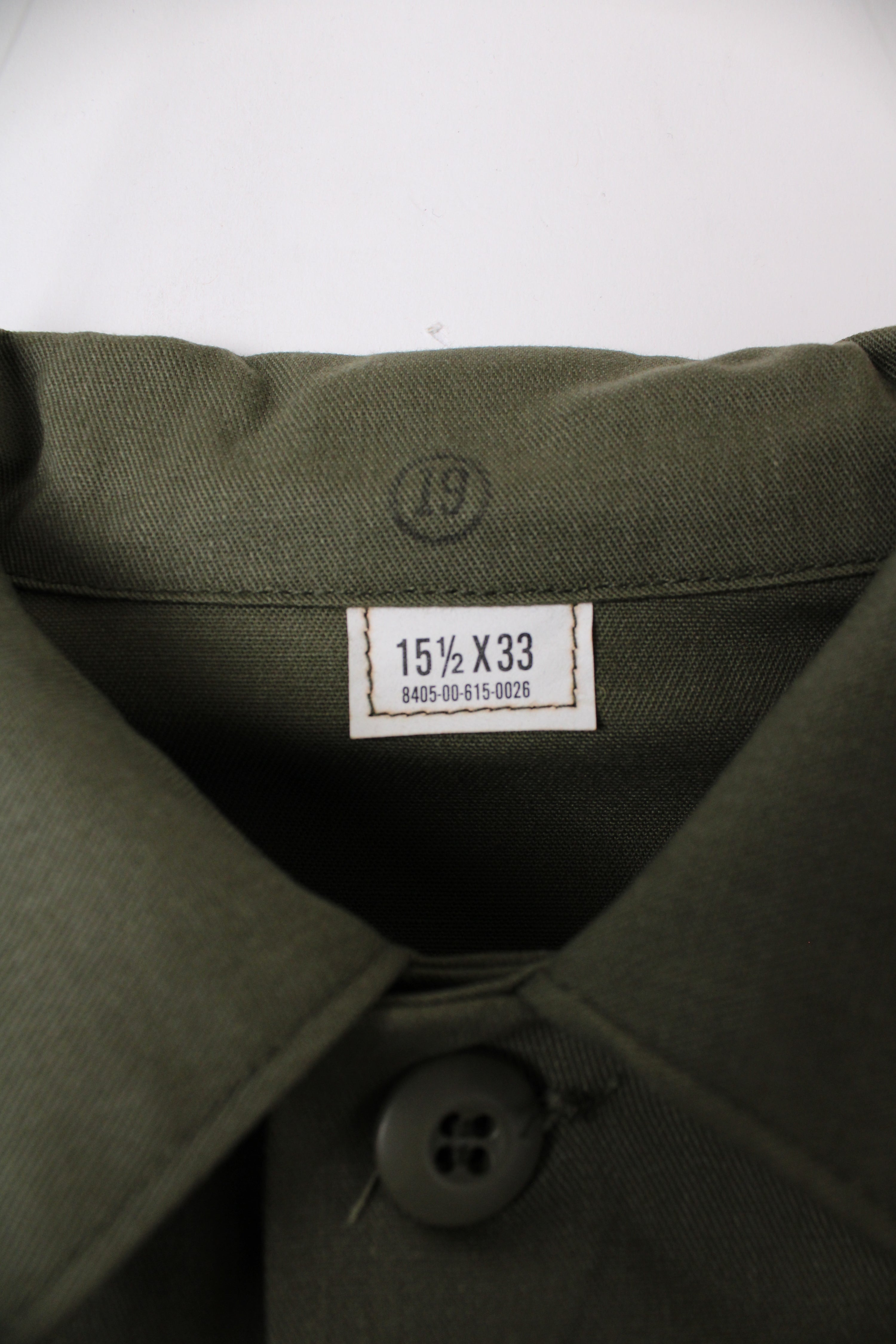 US ARMY OG 507 FATIGUE SHIRT GREEN