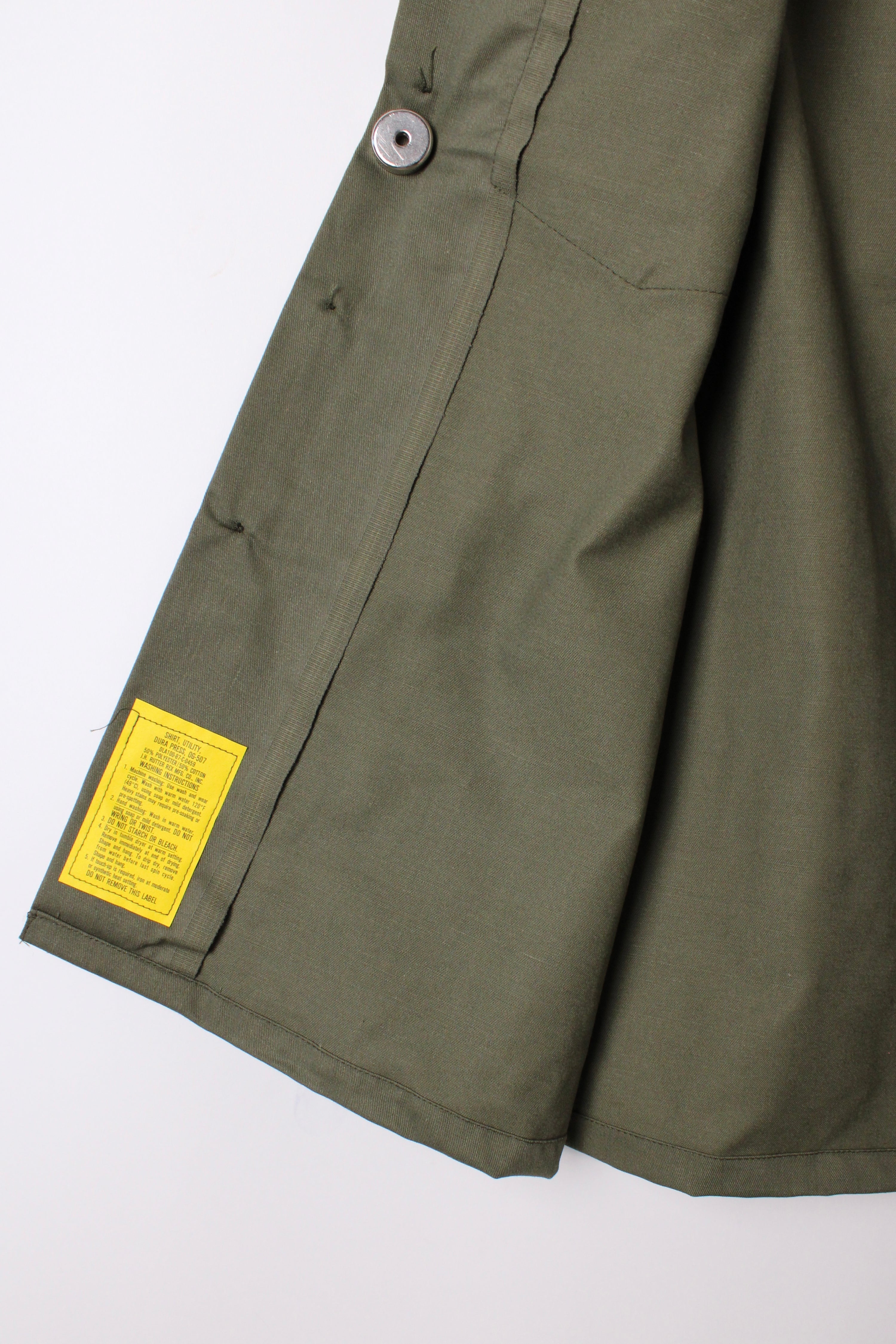 US ARMY OG 507 FATIGUE SHIRT GREEN