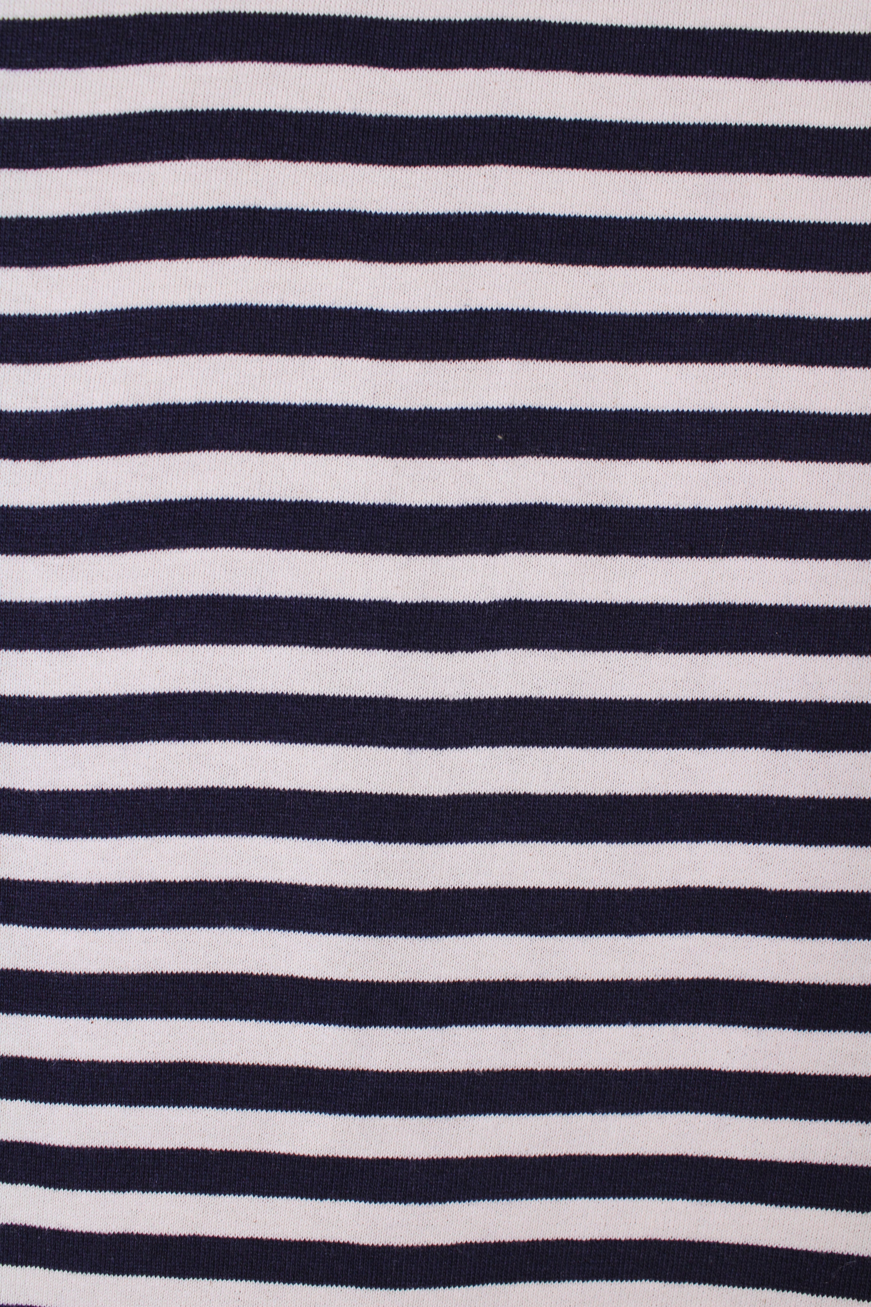 TELNYASHKA STRIPED COTTON LONG SLEEVE SHIRT RUSSIAN ARMY NAVY BLUE