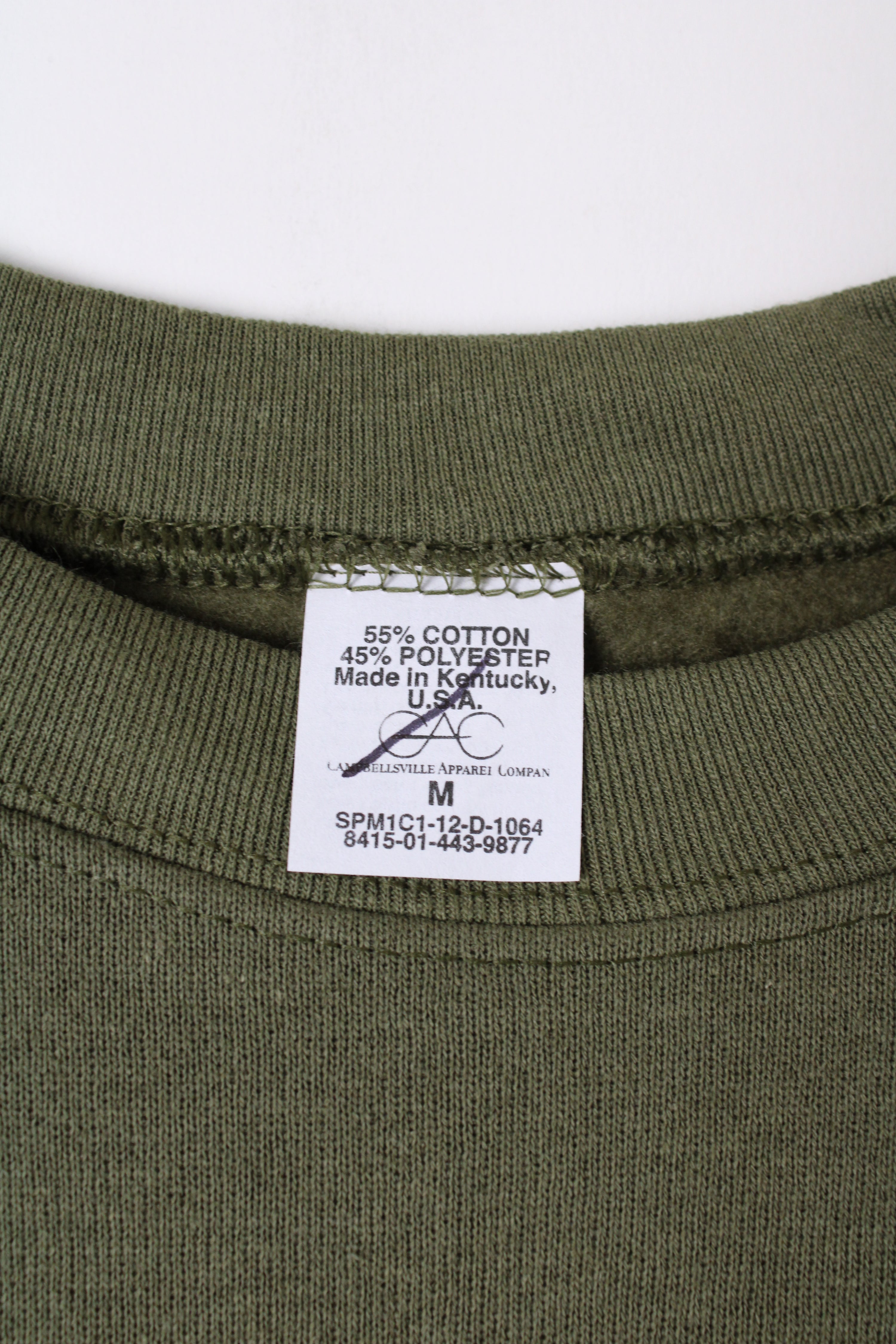 USMC TRAINING SWEATSHIRT GREEN - M