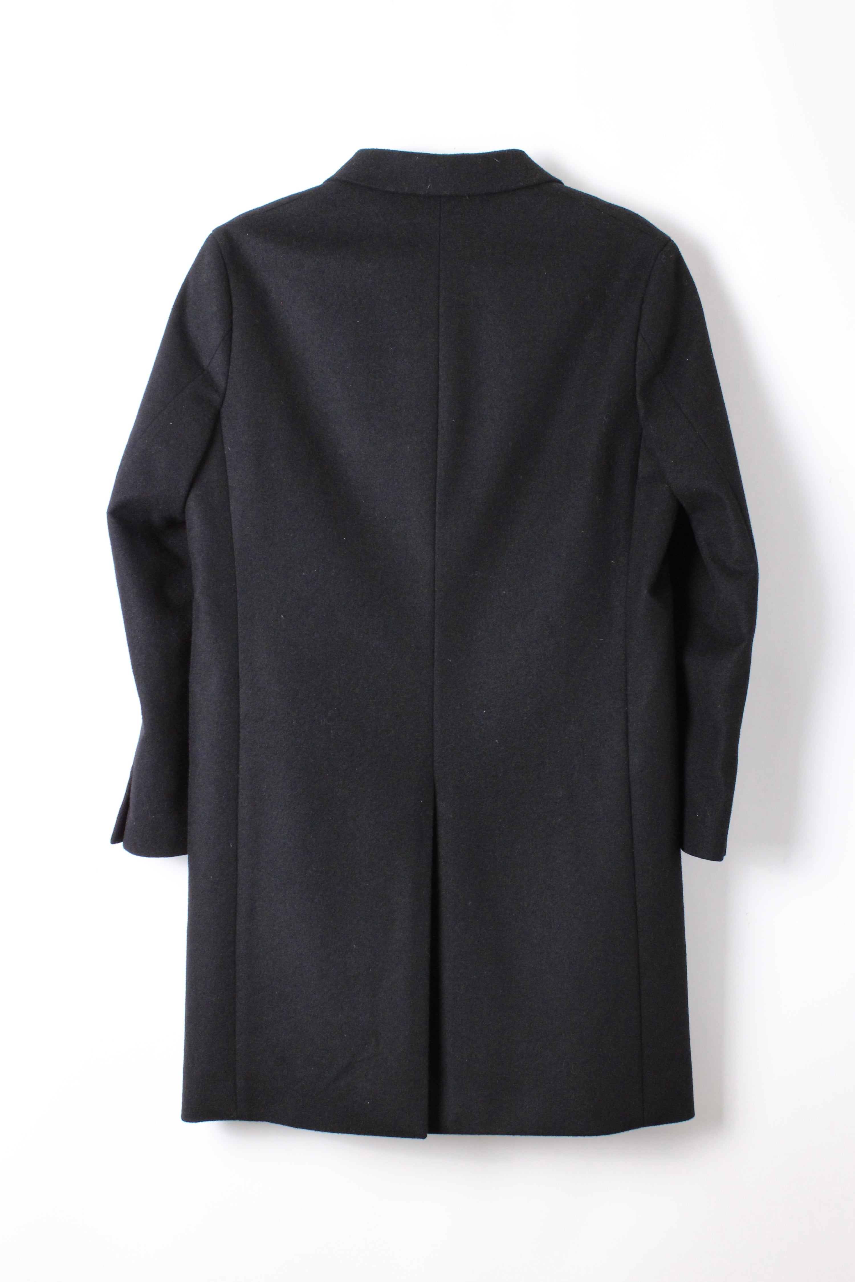 VINTAGE WOOL COAT BLACK - XS/S