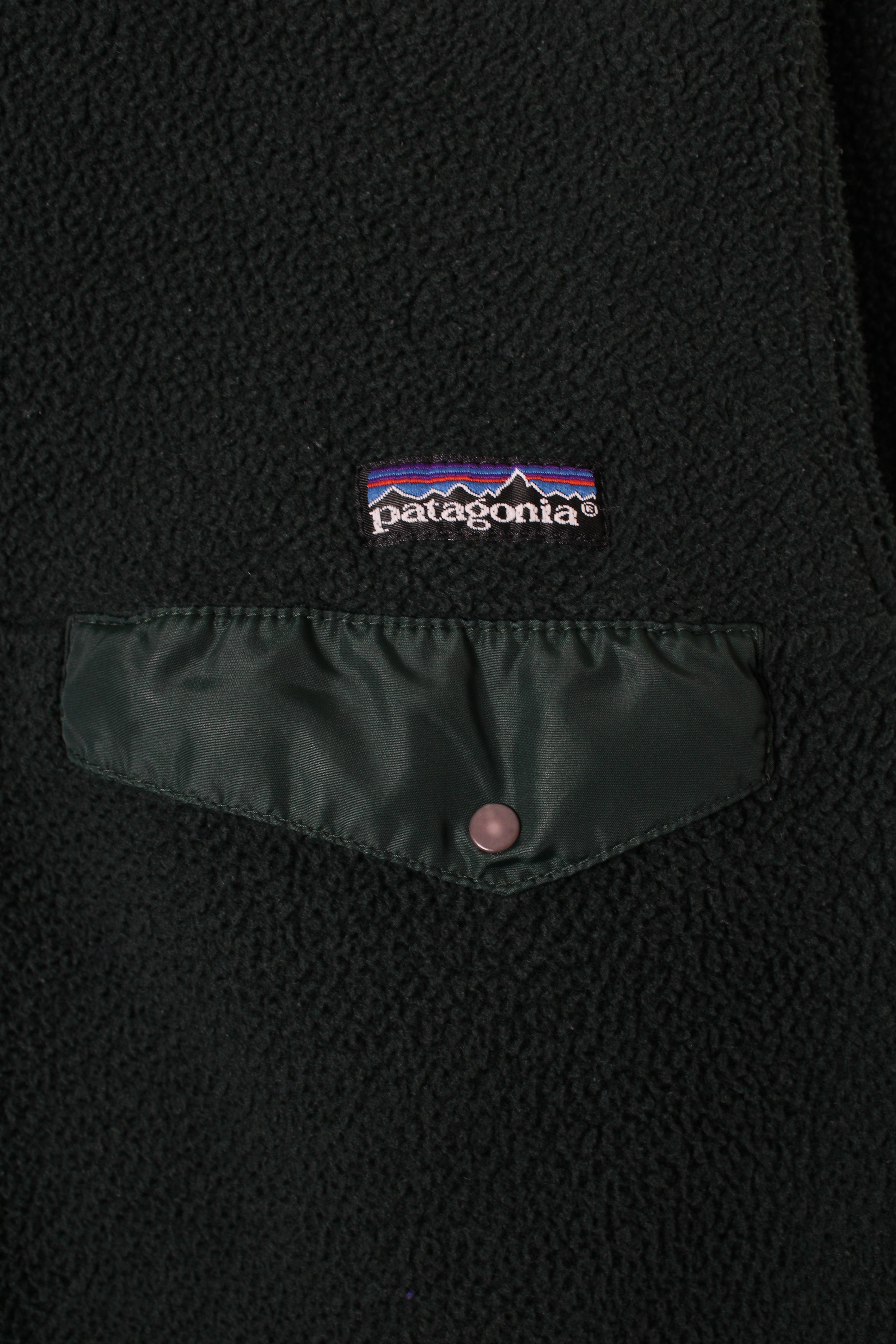 PATAGONIA VINTAGE SYNCHILLA SNAP-T FLEECE PULLOVER GREEN - S/M