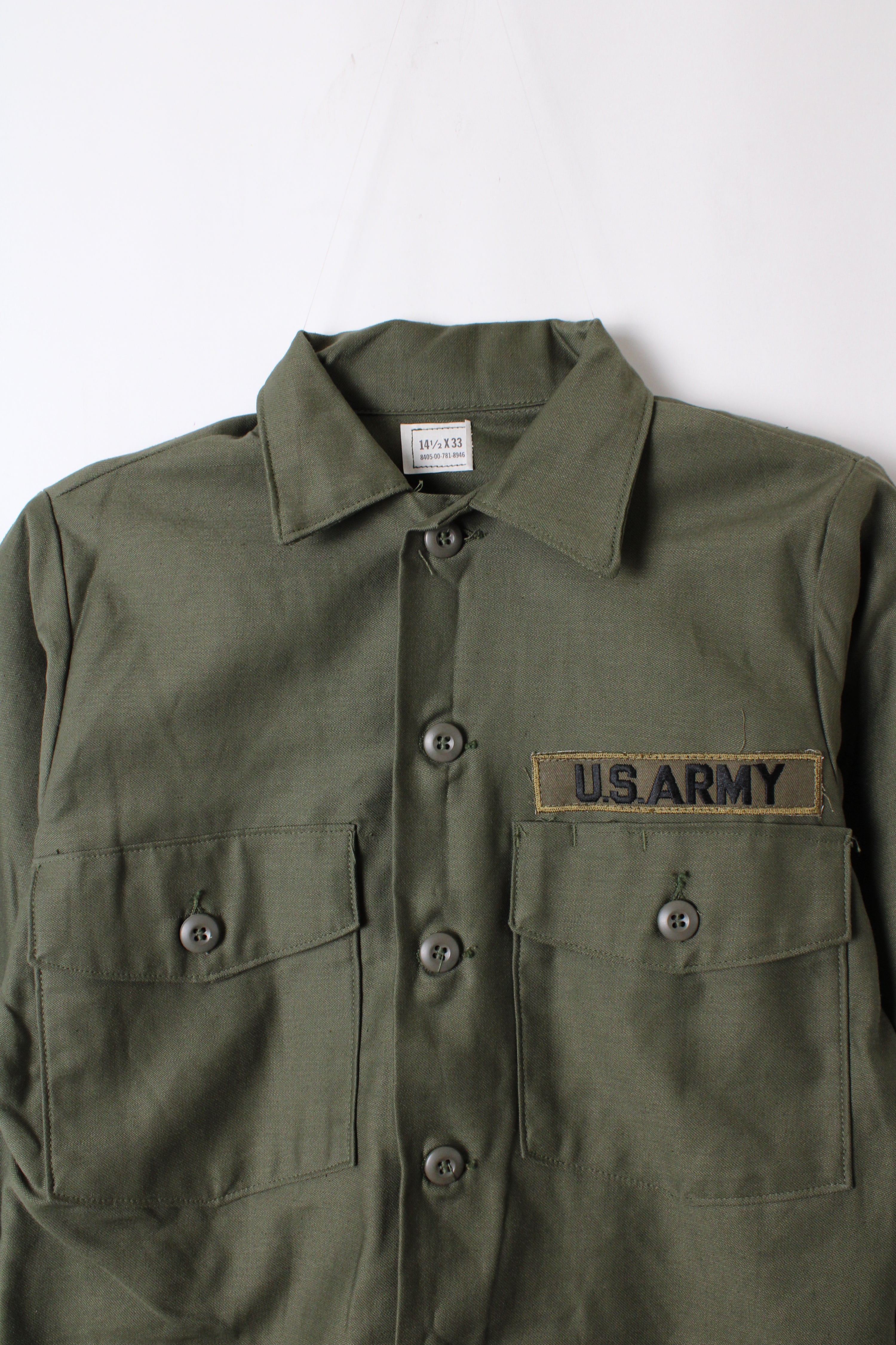 US ARMY OG 107 FATIGUE SHIRT GREEN - M/L HOLYGARMS US ARMY OG 107 FATIGUE SHIRT GREEN - M/L HOLYGARMS