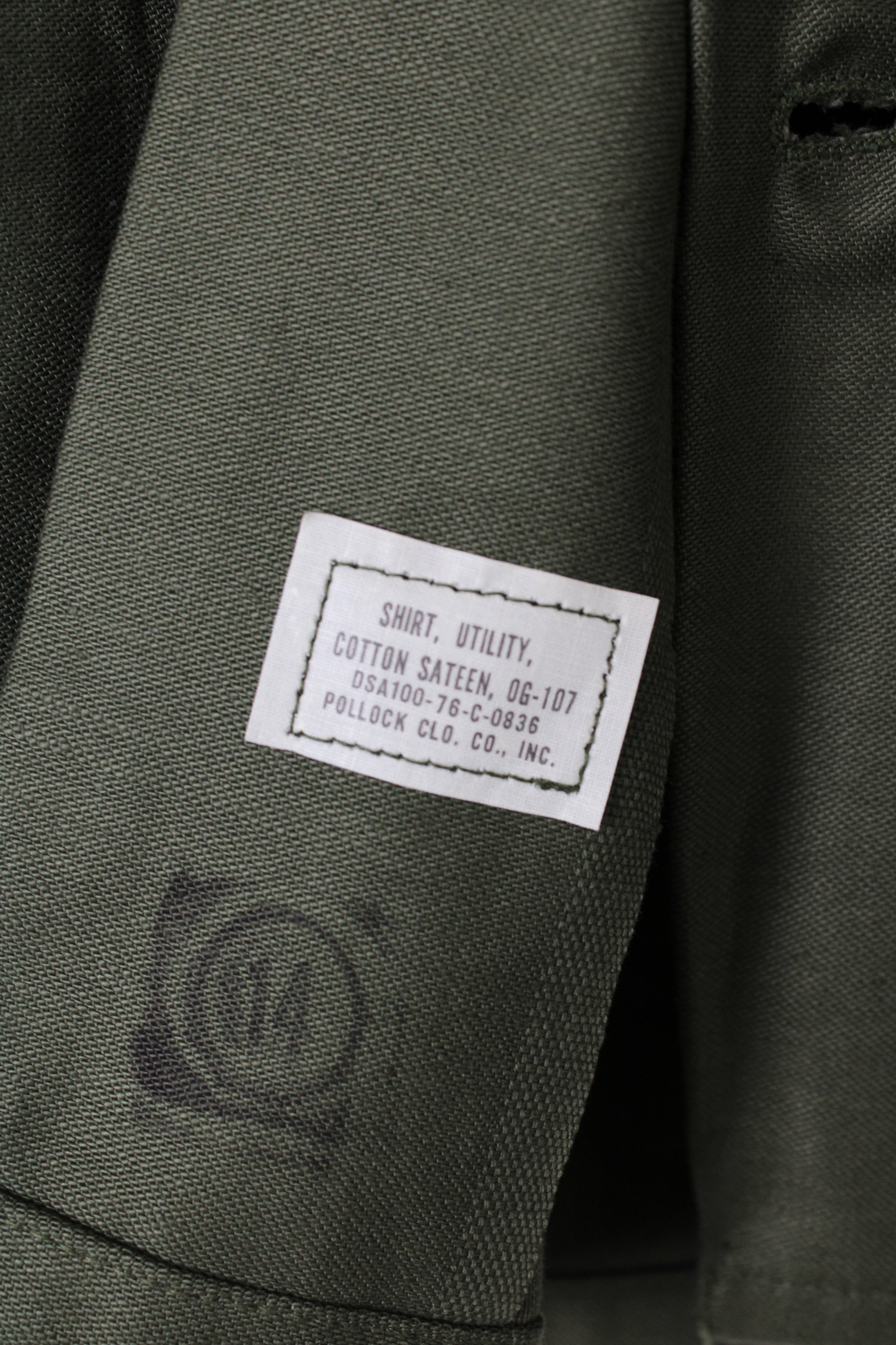 US ARMY OG 107 FATIGUE SHIRT GREEN - M/L