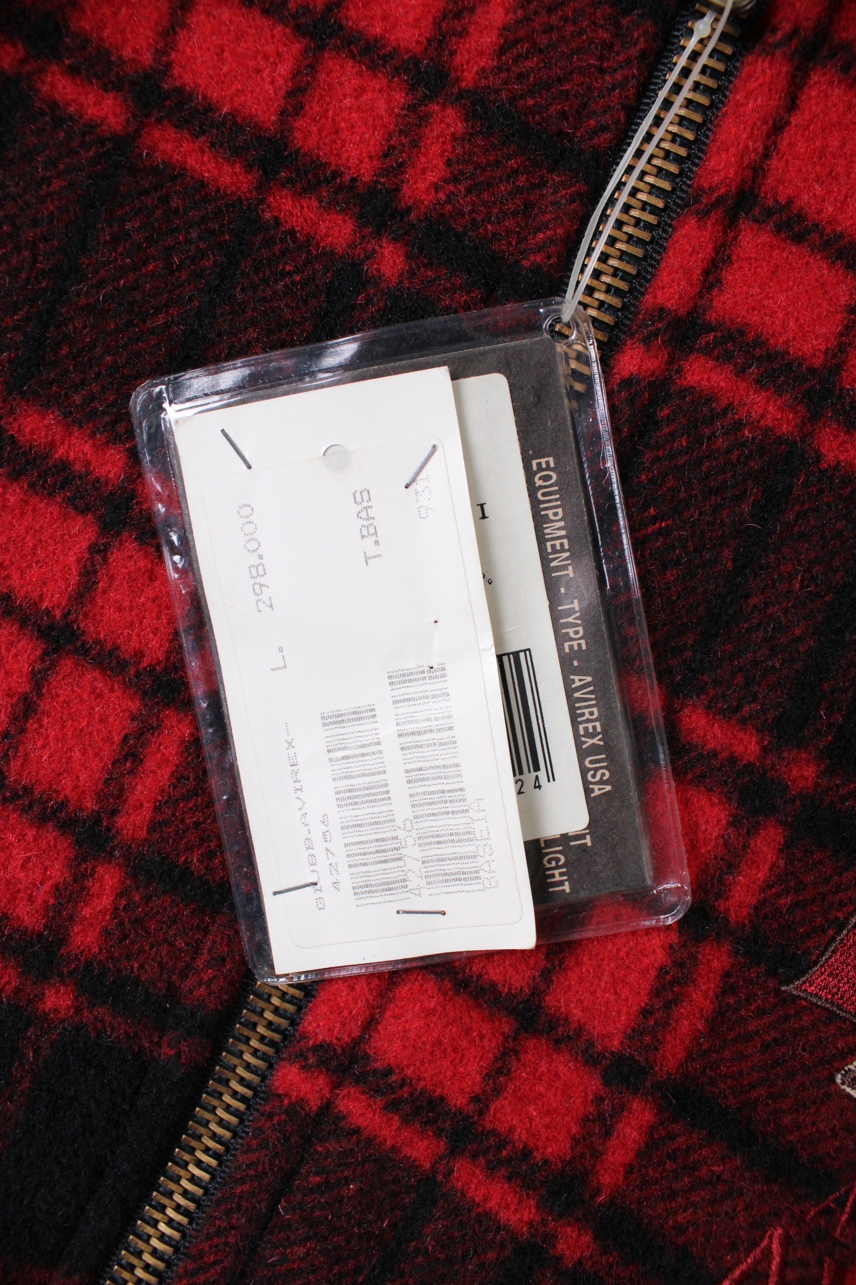 AVIREX BUFFALO TARTAN PLAID LUMBERJACK JACKET - L