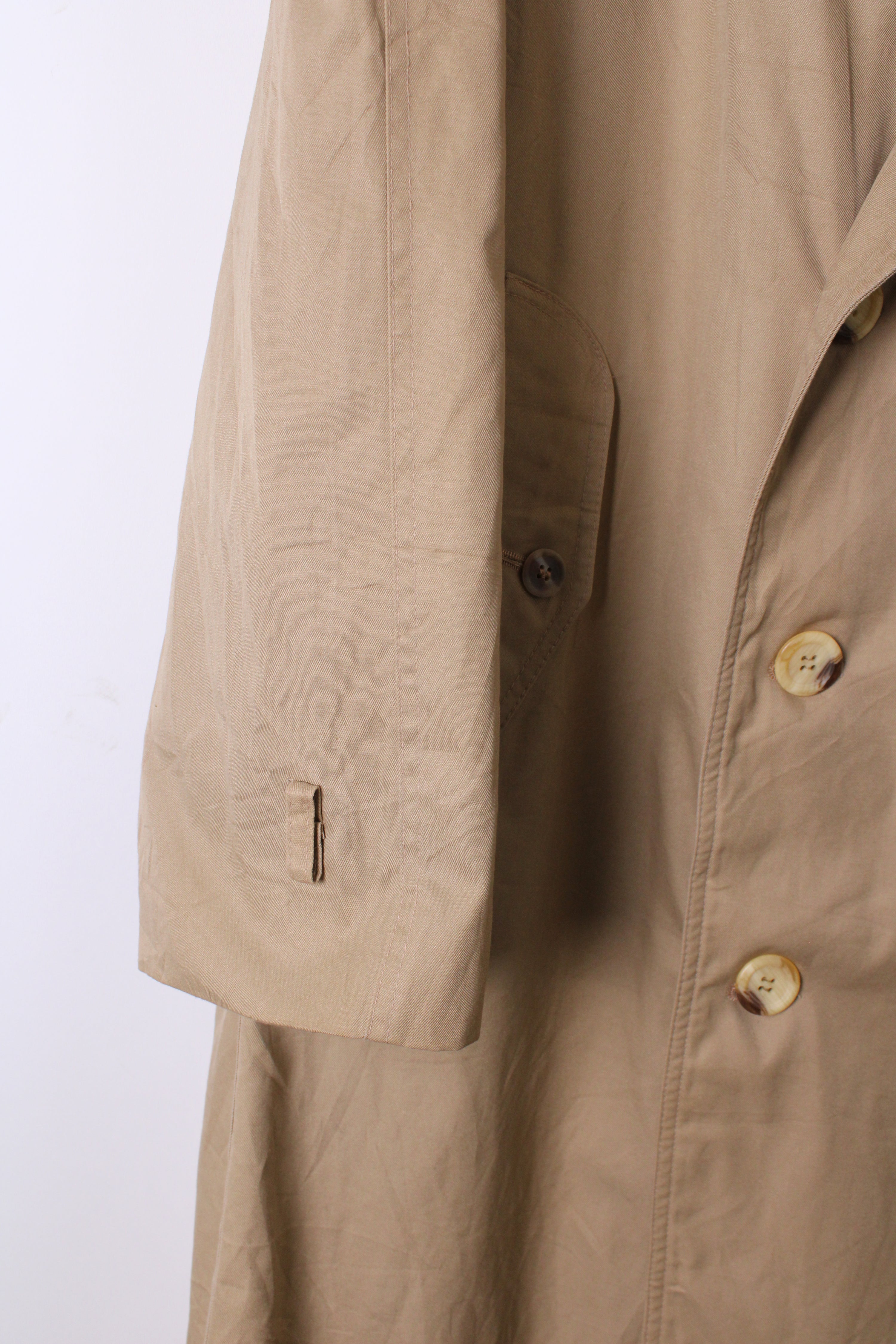 BURBERRY VINTAGE TRENCH COAT DOUBLE BREAST BEIGE - XXL