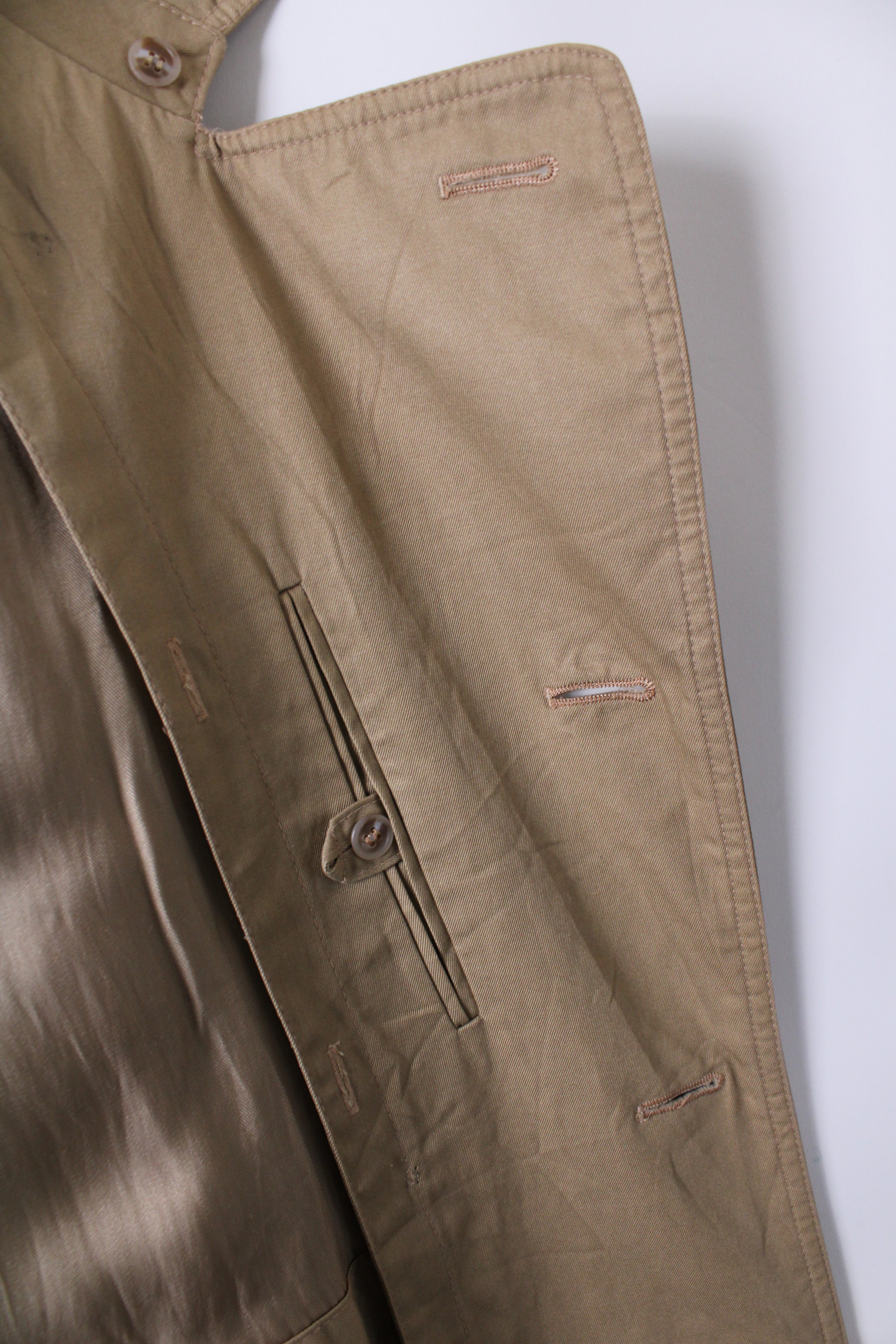 BURBERRY VINTAGE TRENCH COAT DOUBLE BREAST BEIGE - XXL