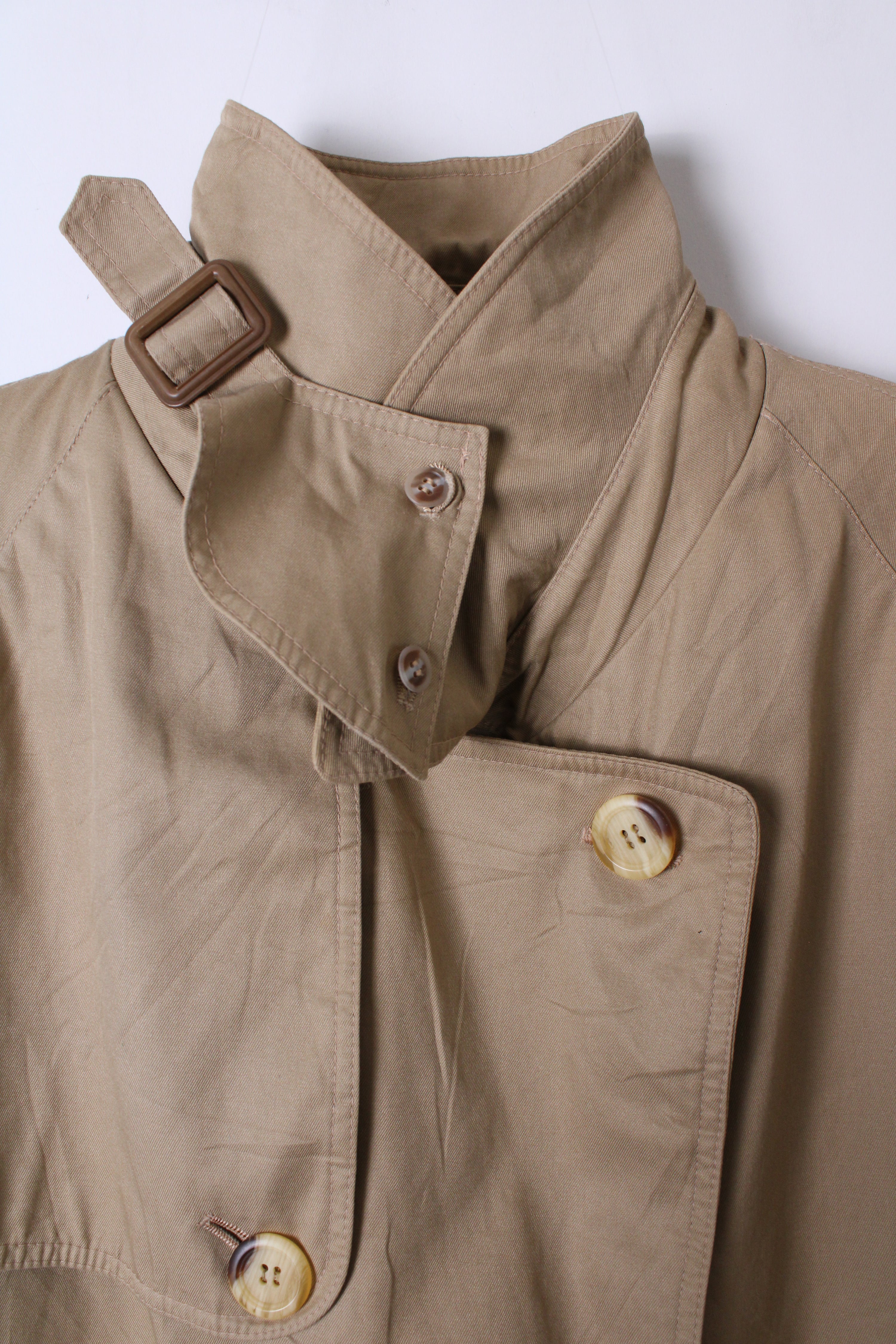 BURBERRY VINTAGE TRENCH COAT DOUBLE BREAST BEIGE - XXL