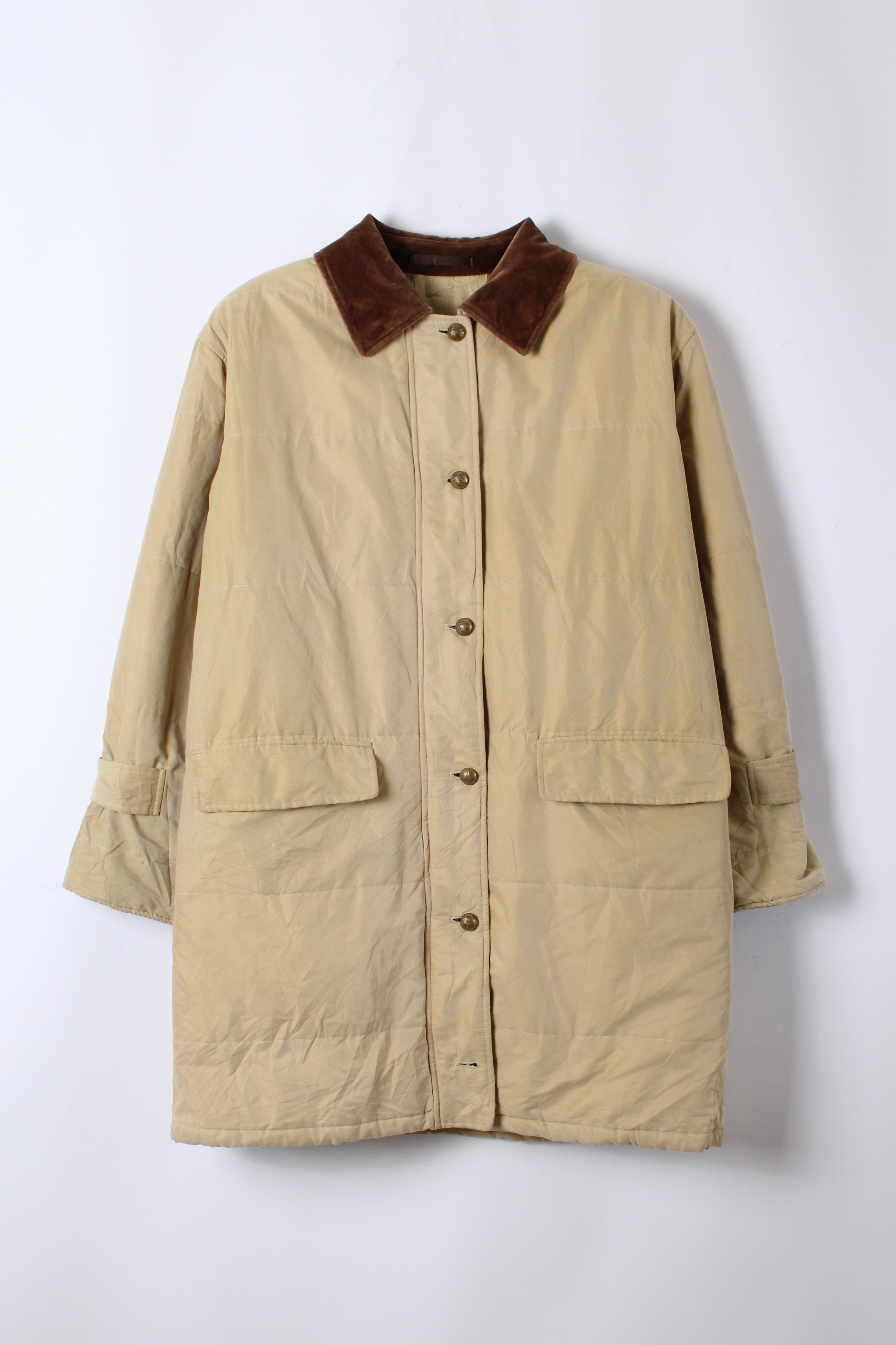 BURBERRY VINTAGE 80S COAT BEIGE - M/L – HOLYGARMS