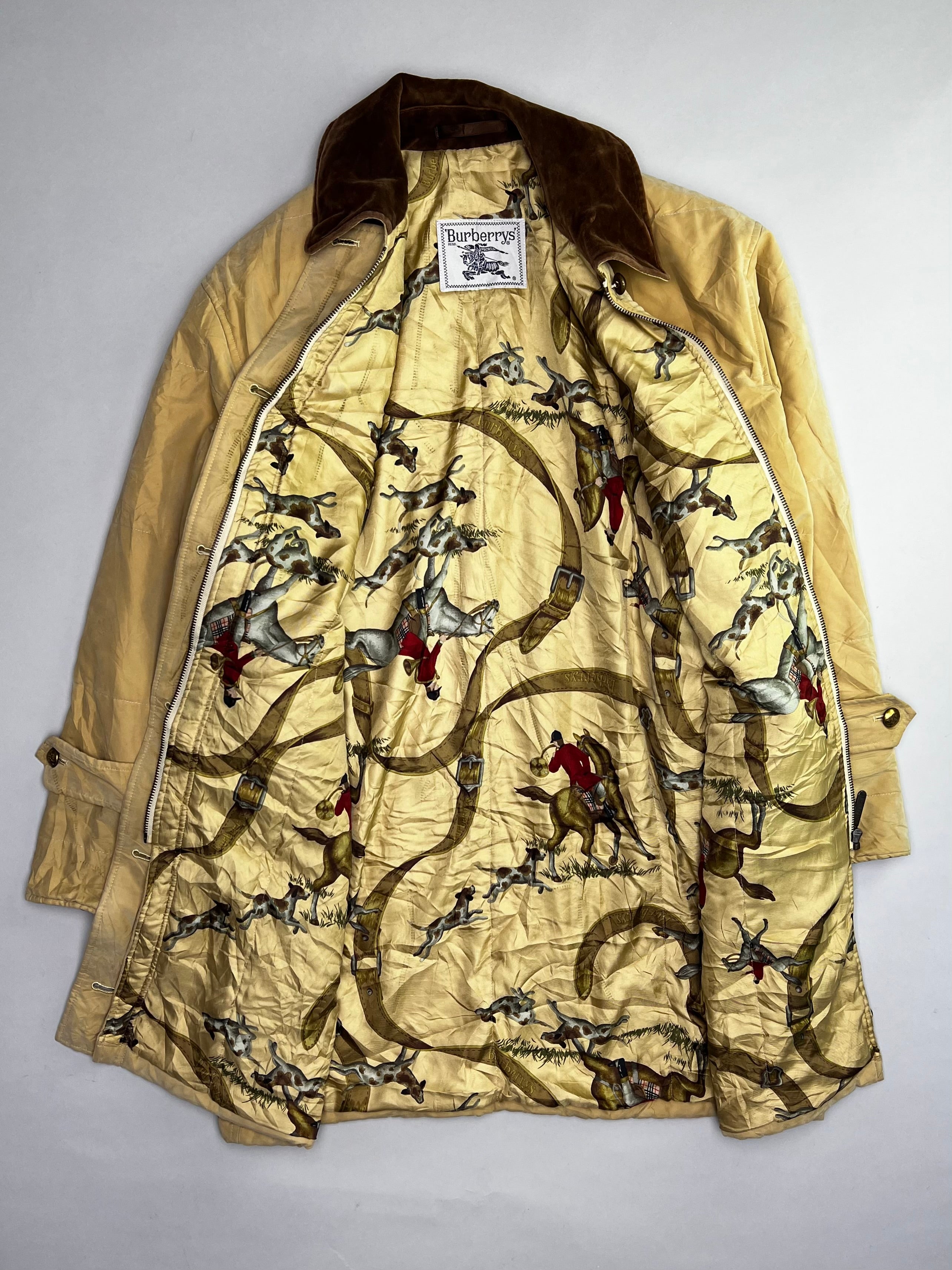 ジャケット・アウター vintage Burberry StaincollarCoat jacket BURBERRY VINTAGE 80S COAT BEIGE - L/XL – HOLYGARMS