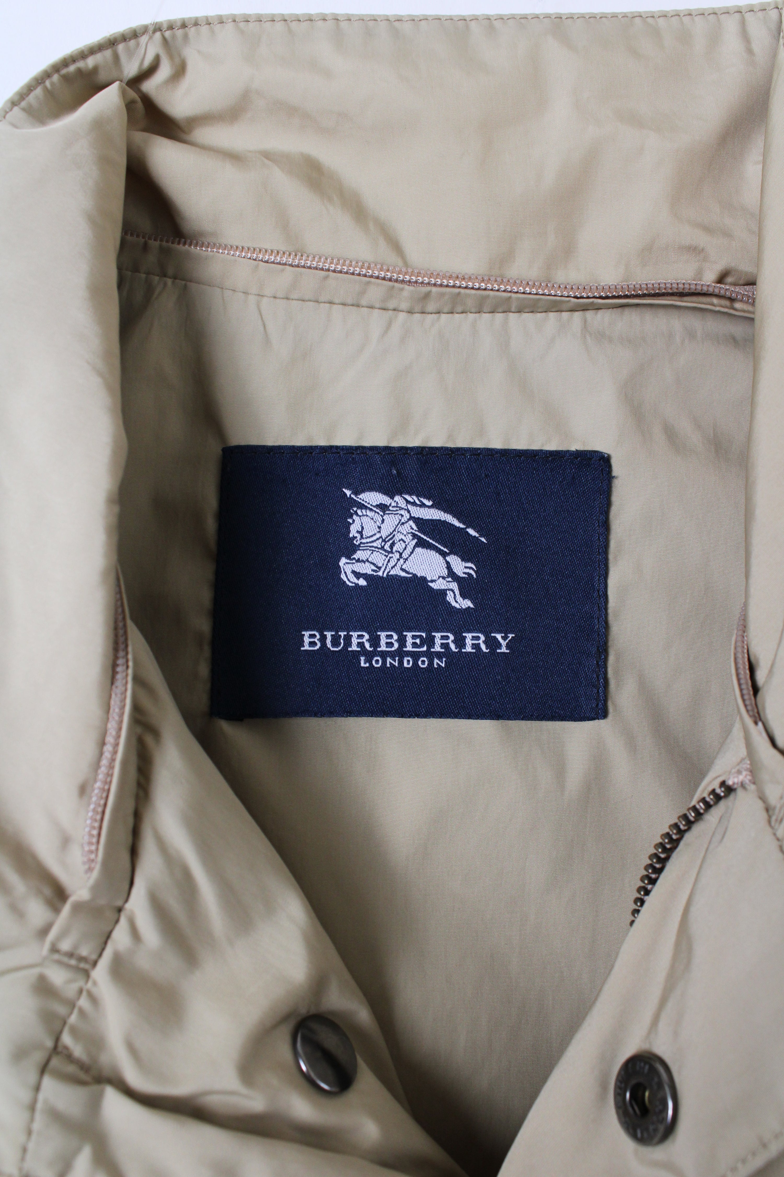 BURBERRY TRENCH COAT WINDBREAKER BEIGE - L/XL