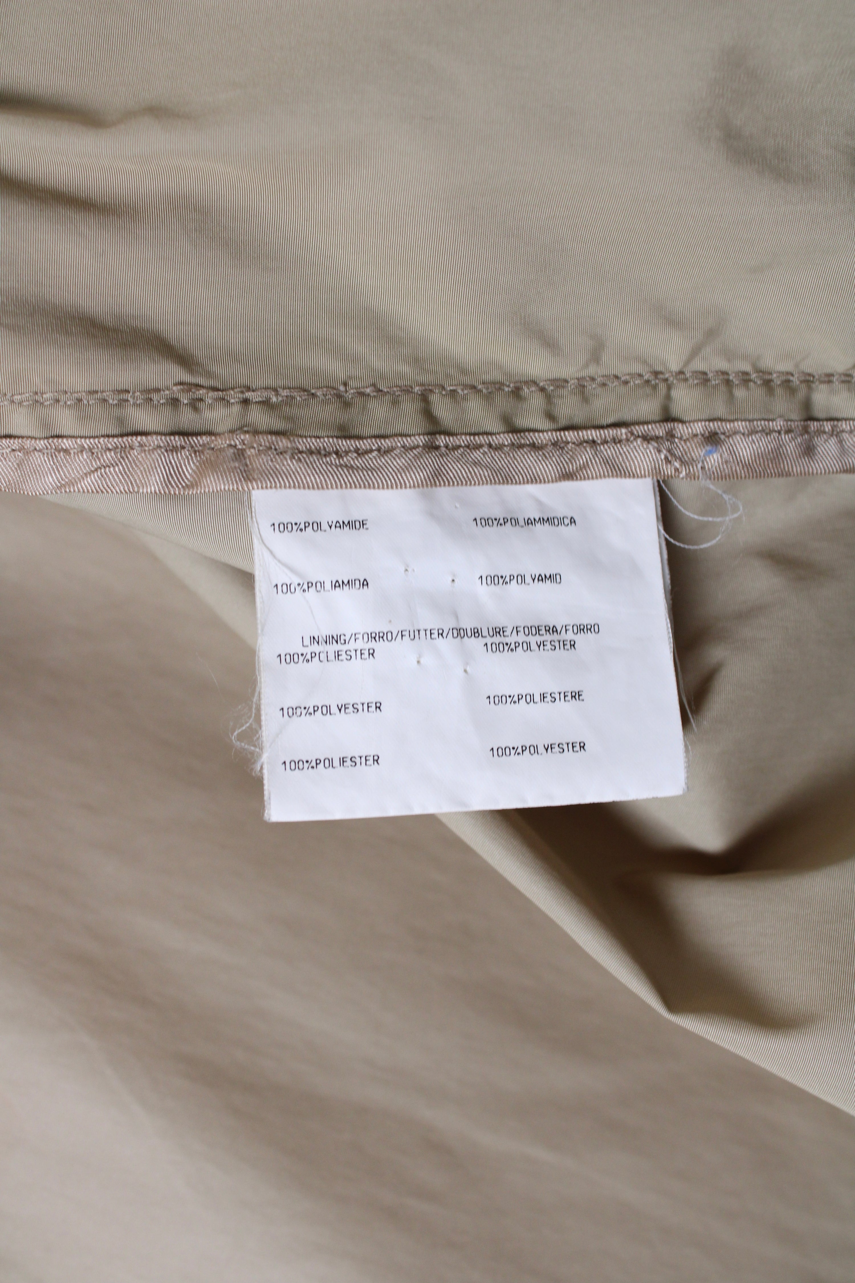 BURBERRY TRENCH COAT WINDBREAKER BEIGE - L/XL