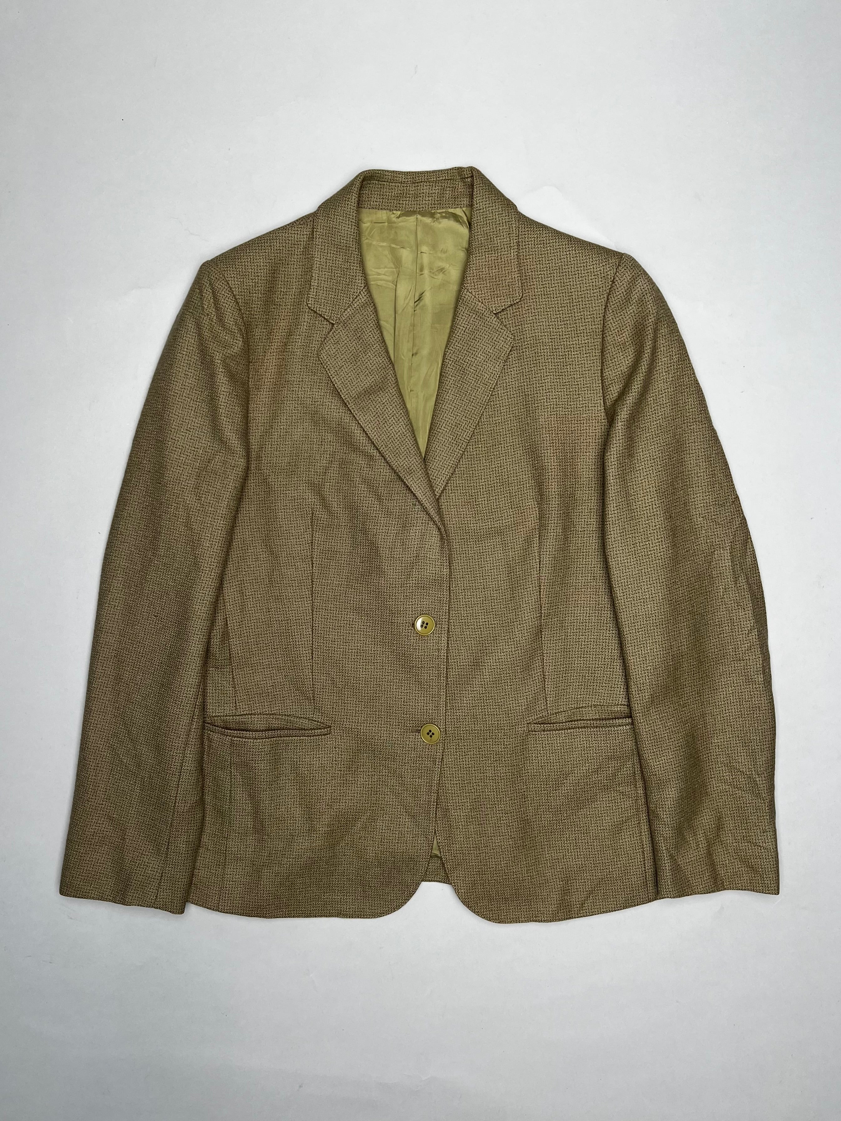 BURBERRY VINTAGE WOOL BLAZER BEIGE - XS/S