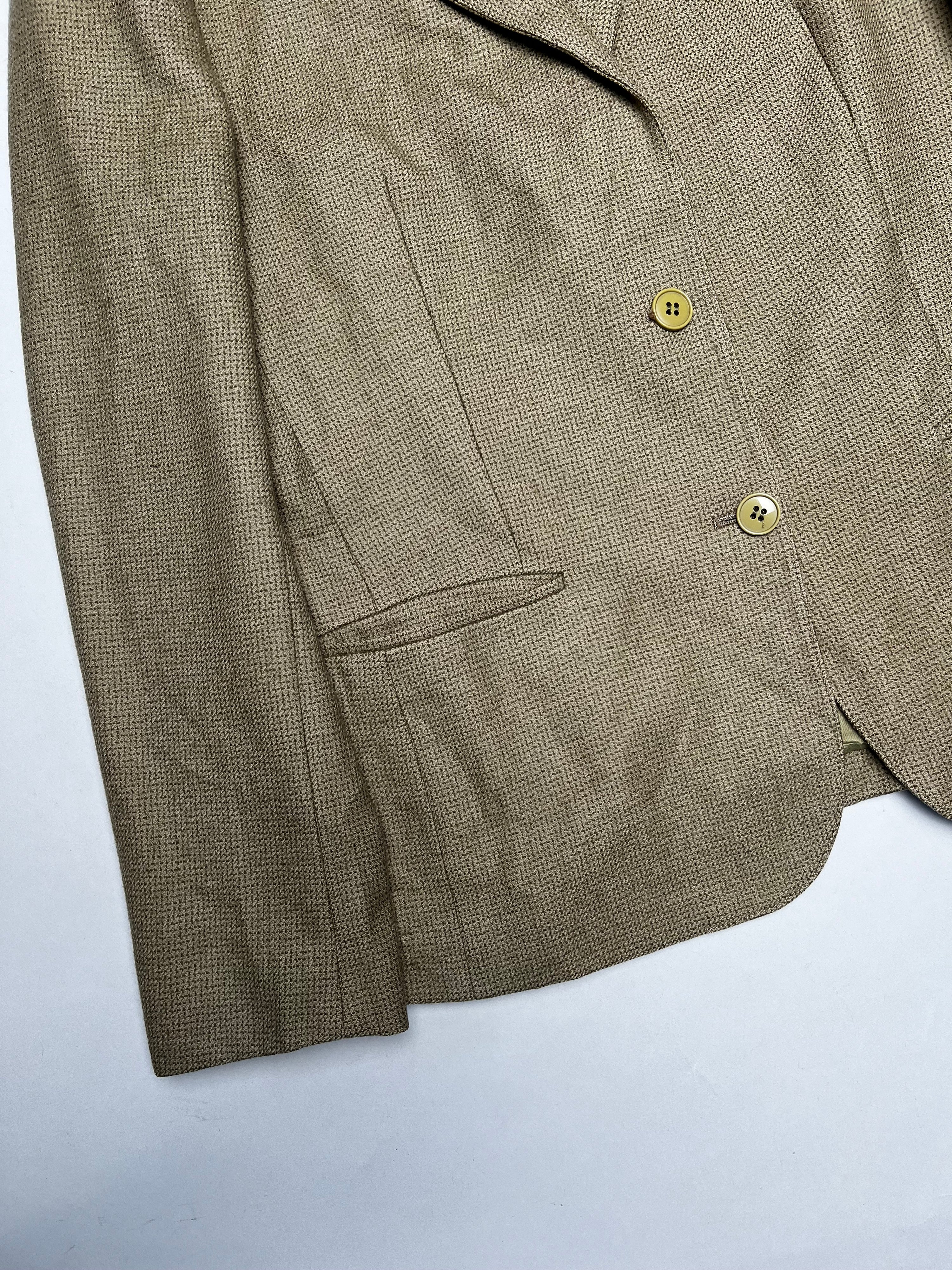 BURBERRY VINTAGE WOOL BLAZER BEIGE - XS/S