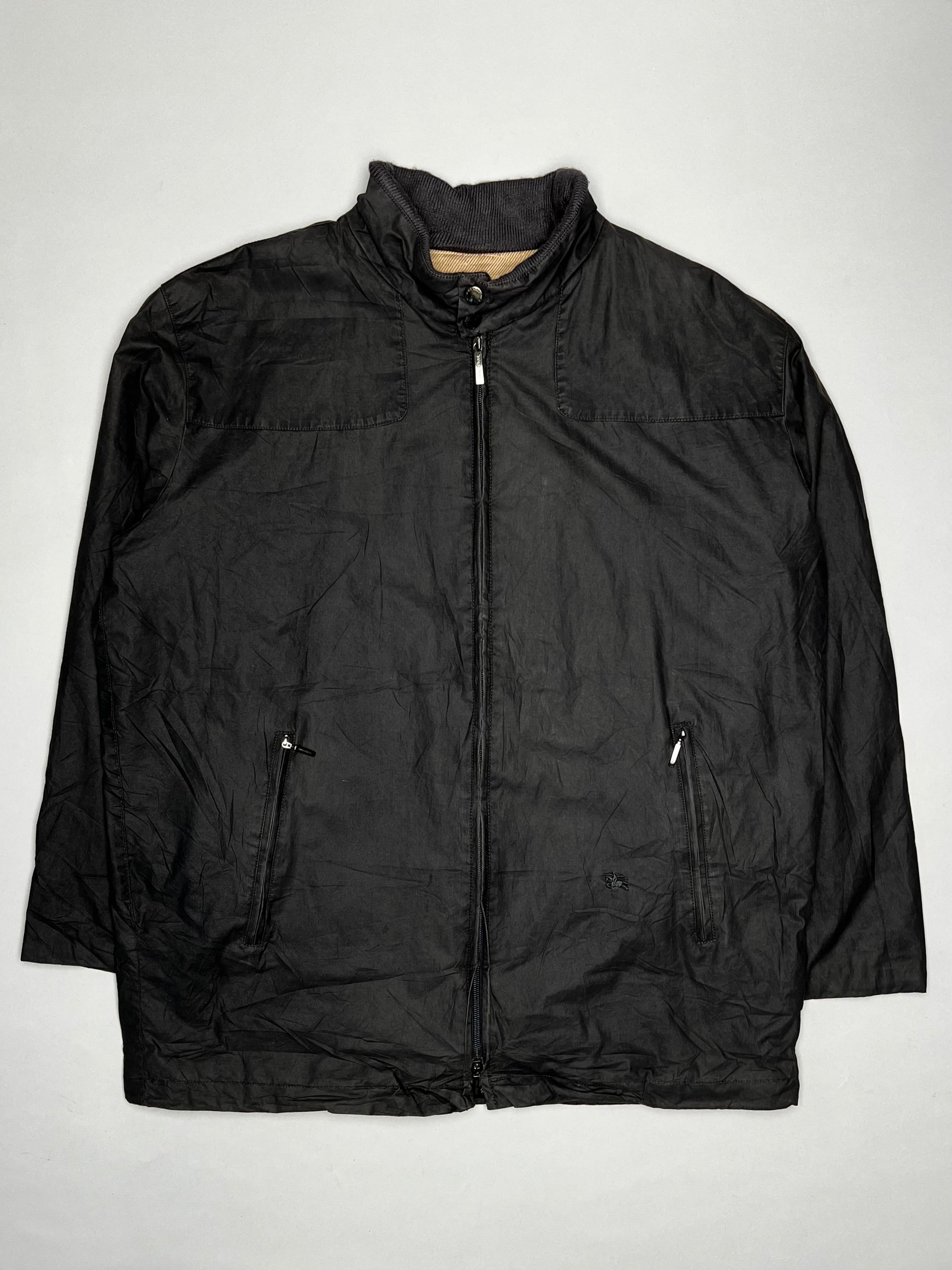 BURBERRY VINTAGE JACKET WITH COATING GRAY - L/XL