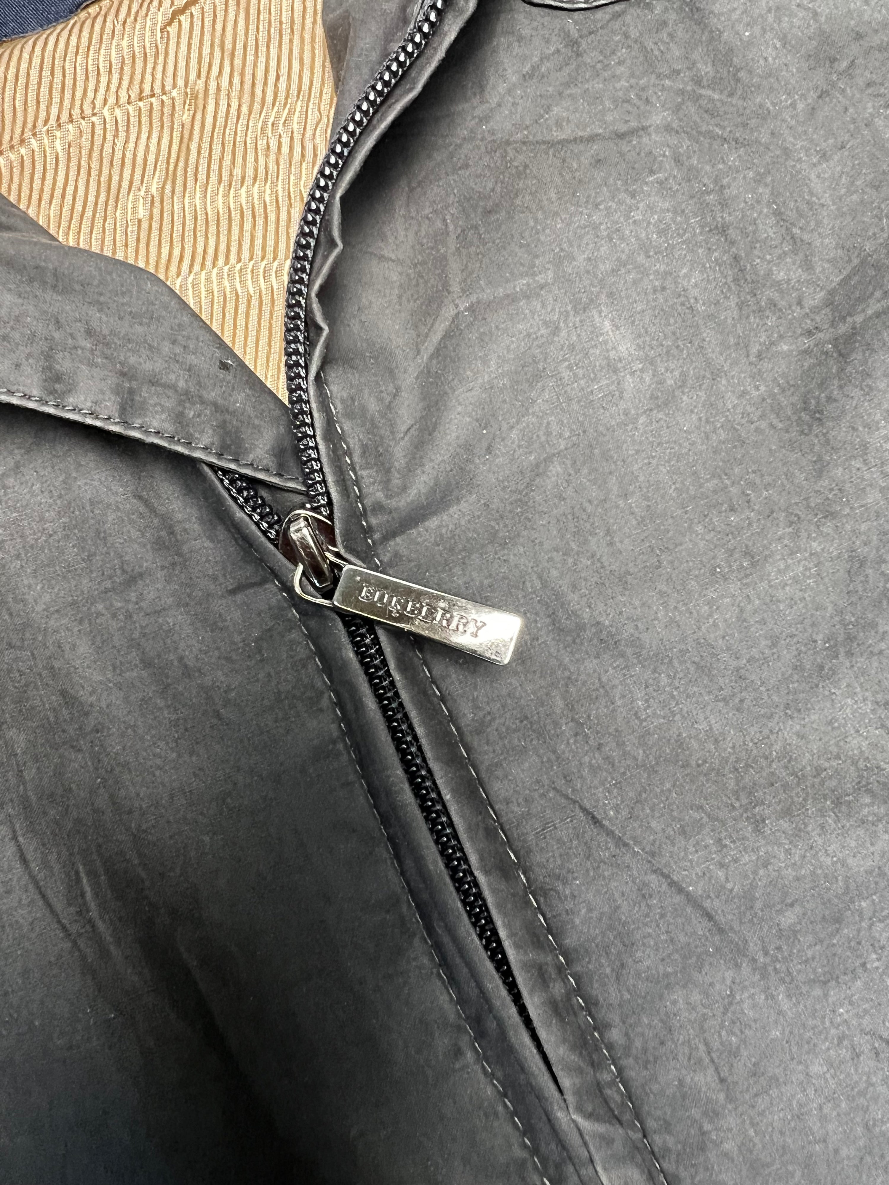 BURBERRY VINTAGE JACKET WITH COATING GRAY - L/XL