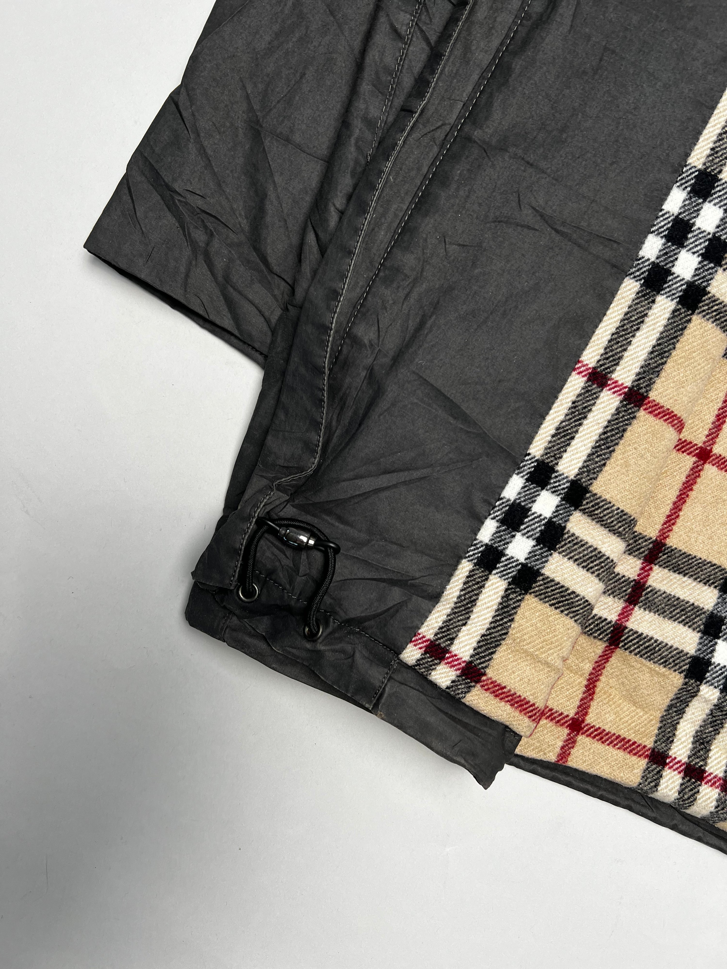 BURBERRY VINTAGE JACKET WITH COATING GRAY - L/XL