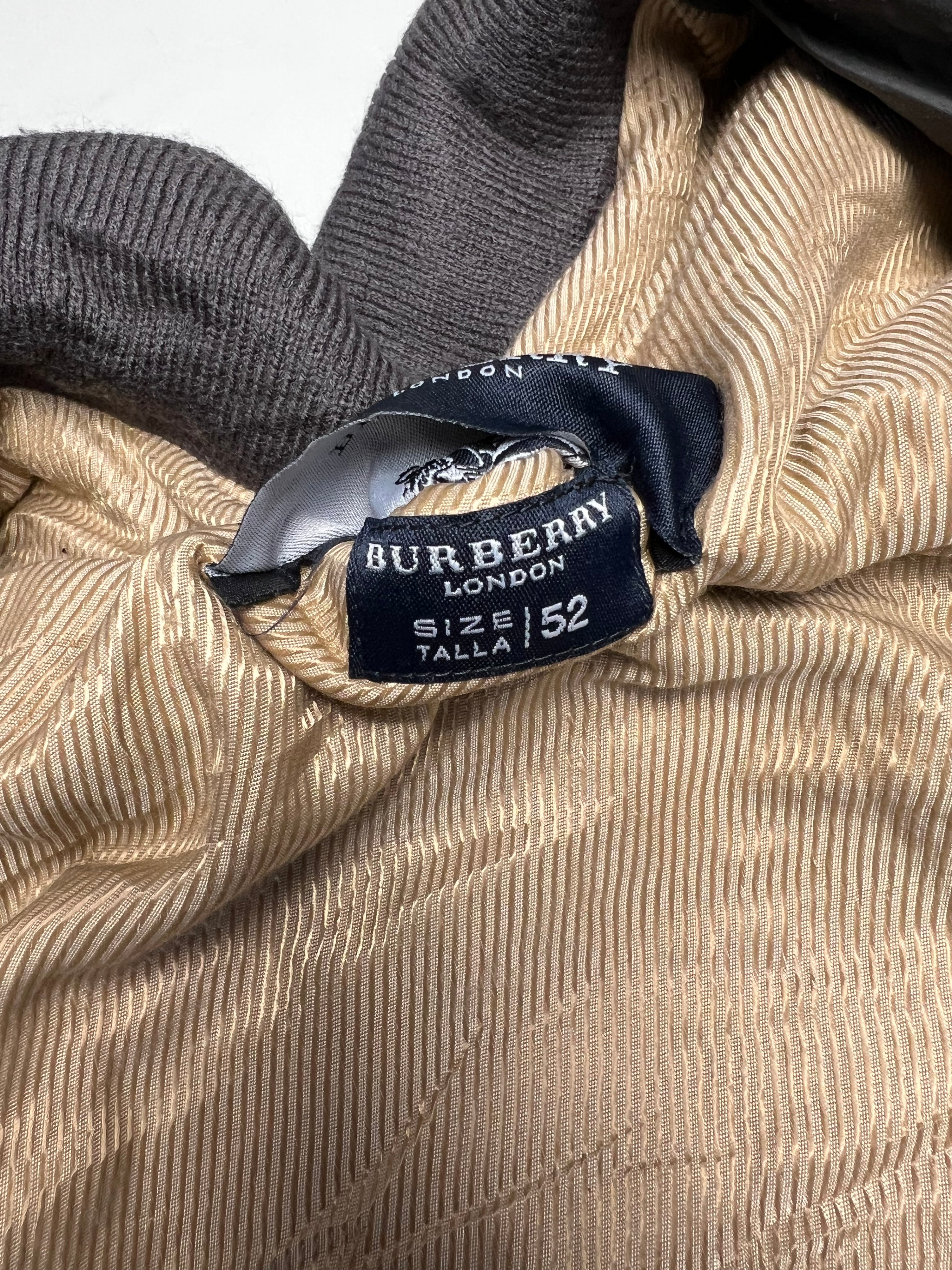 BURBERRY VINTAGE JACKET WITH COATING GRAY - L/XL