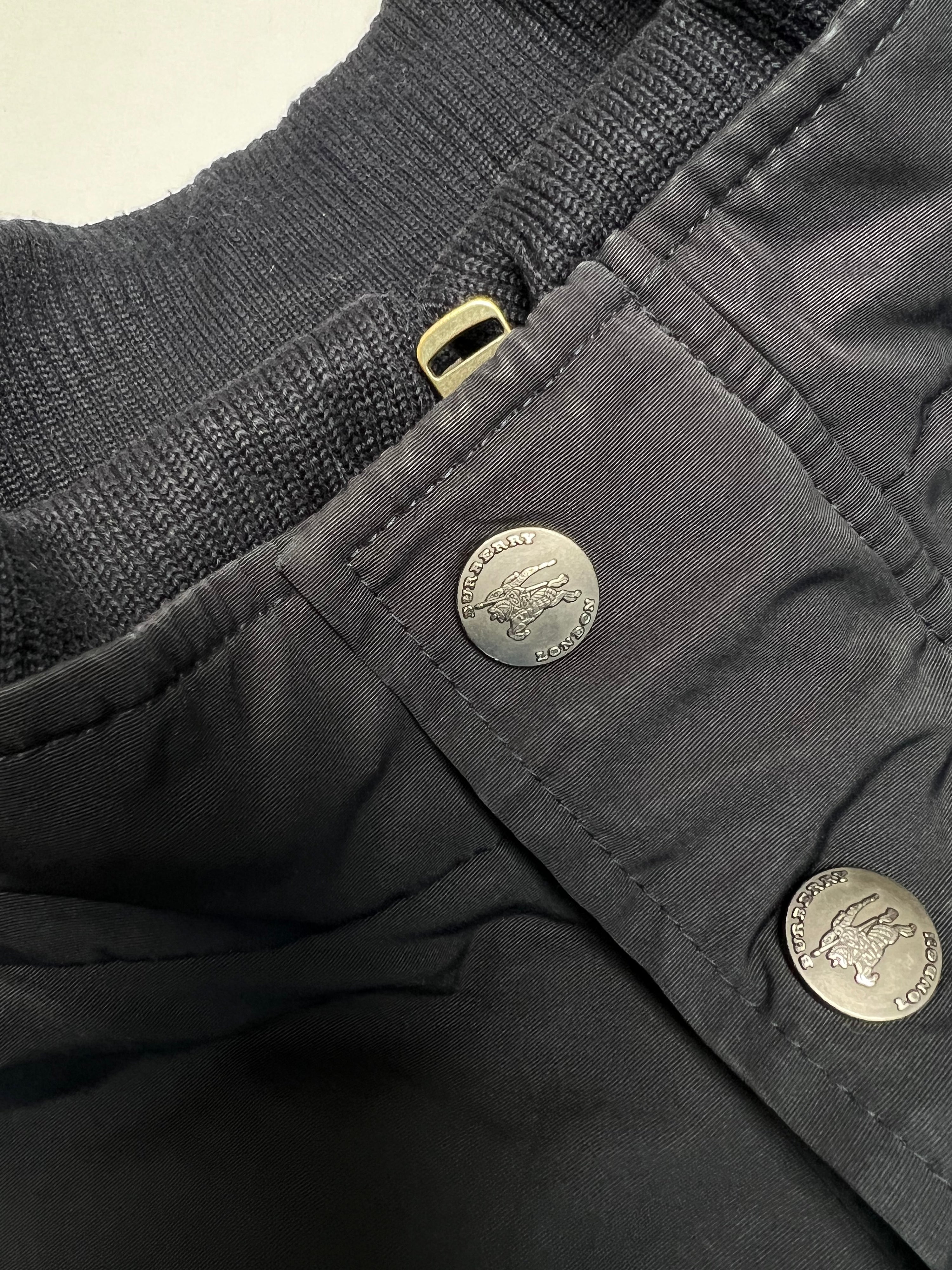 BURBERRY VINTAGE HEAVY NYLON JACKET BLUE - XL/XXL