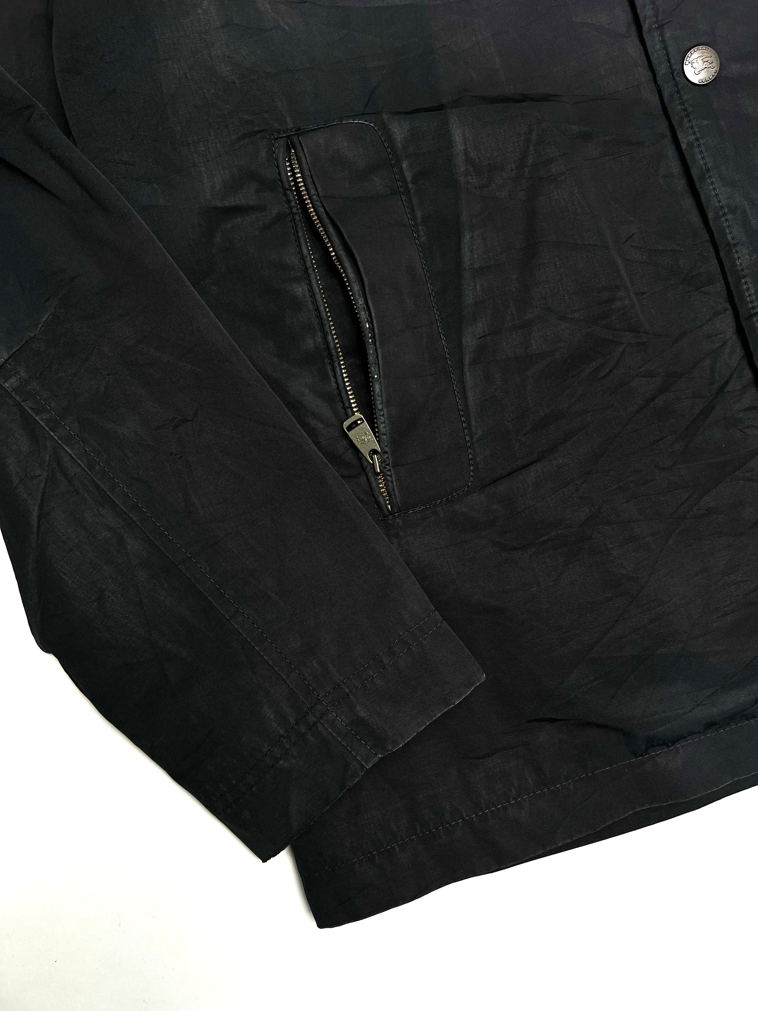 BURBERRY VINTAGE HEAVY NYLON JACKET BLUE - XL/XXL
