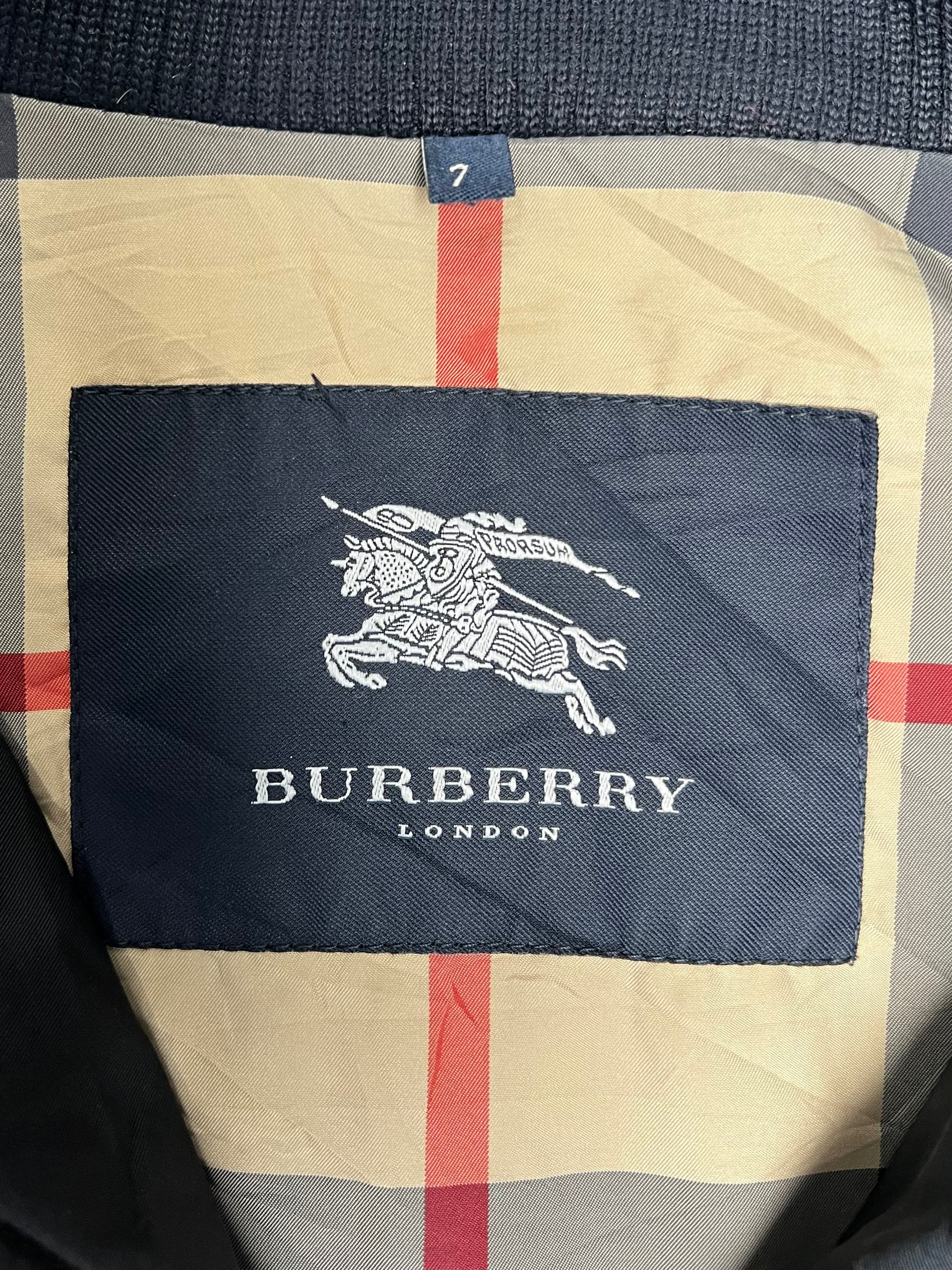 BURBERRY VINTAGE HEAVY NYLON JACKET BLUE - XL/XXL