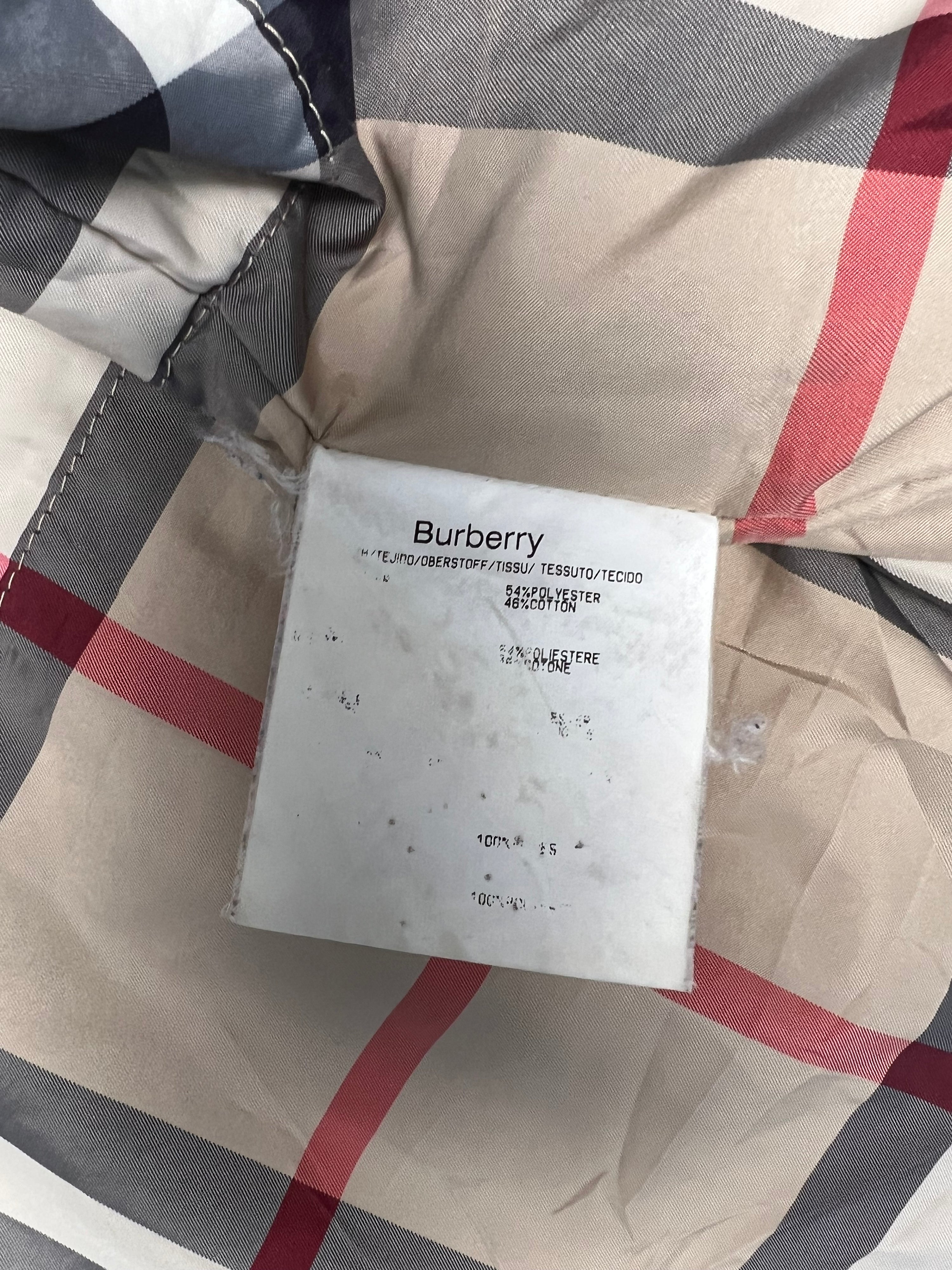 BURBERRY VINTAGE HEAVY NYLON JACKET BLUE - XL/XXL