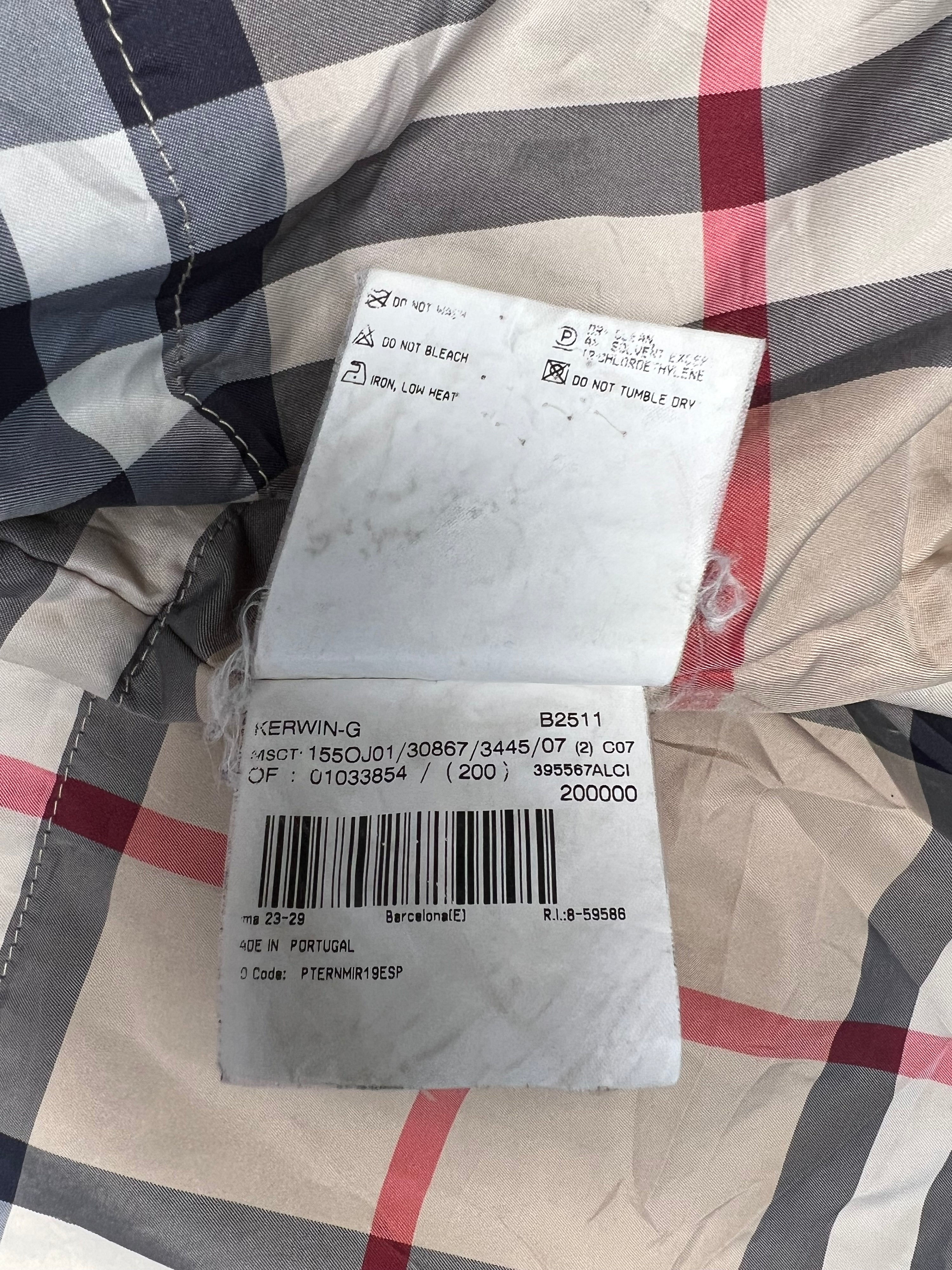 BURBERRY VINTAGE HEAVY NYLON JACKET BLUE - XL/XXL