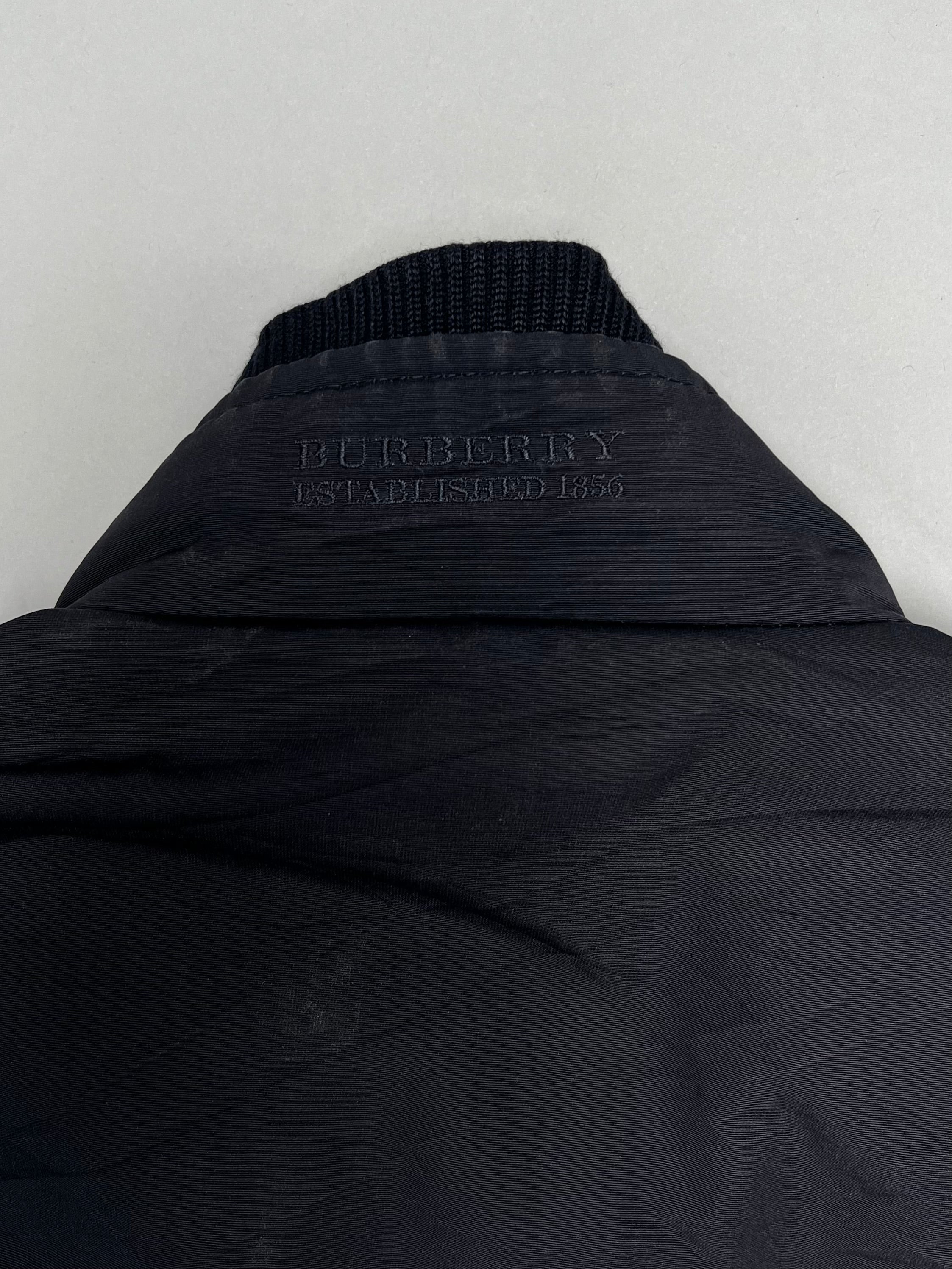 BURBERRY VINTAGE HEAVY NYLON JACKET BLUE - XL/XXL
