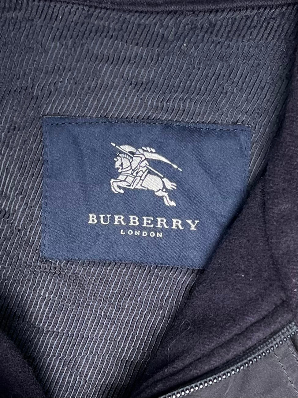 BURBERRY VINTAGE MID LENGTH COAT BLUE - M/L