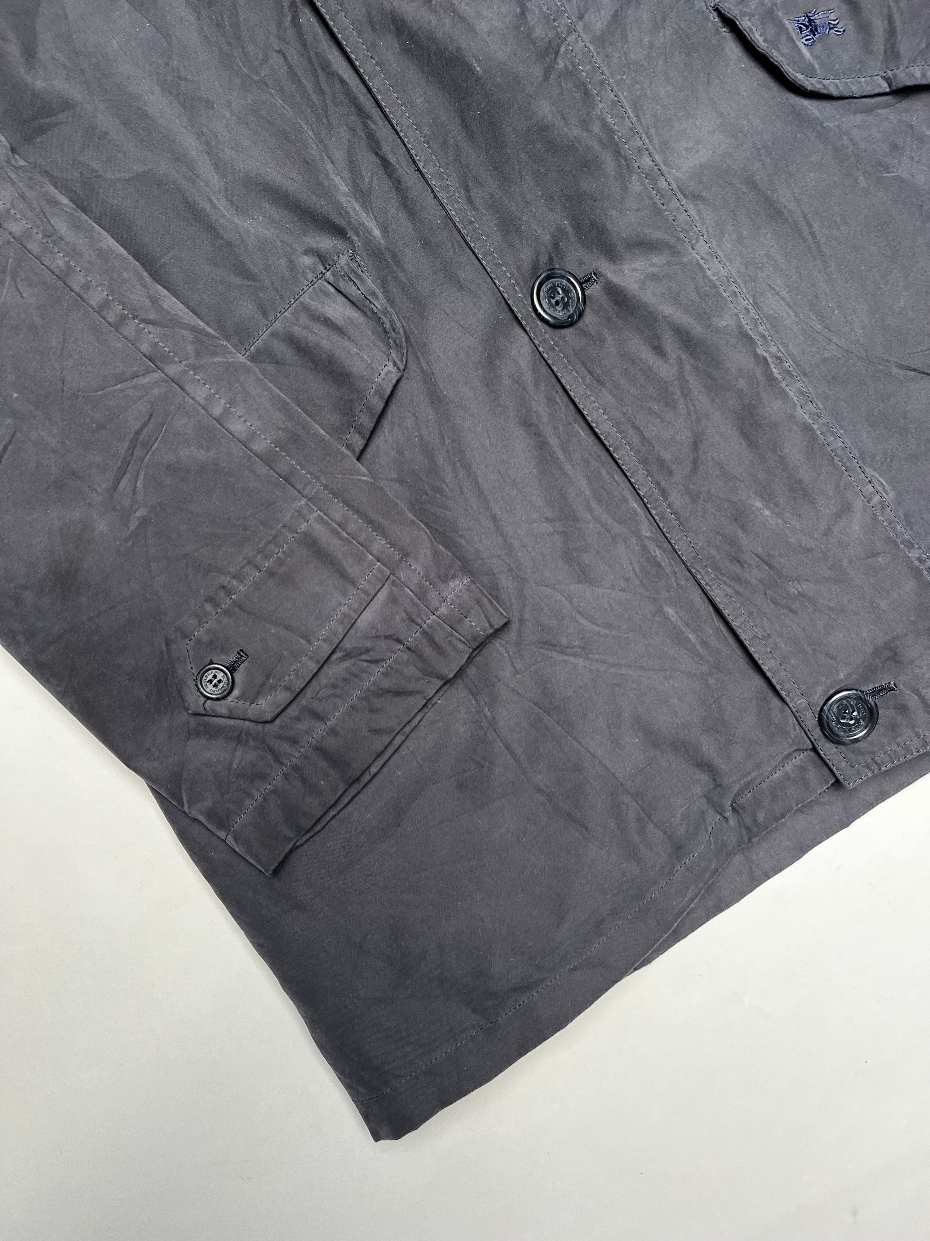 BURBERRY VINTAGE MID LENGTH COAT BLUE - M/L
