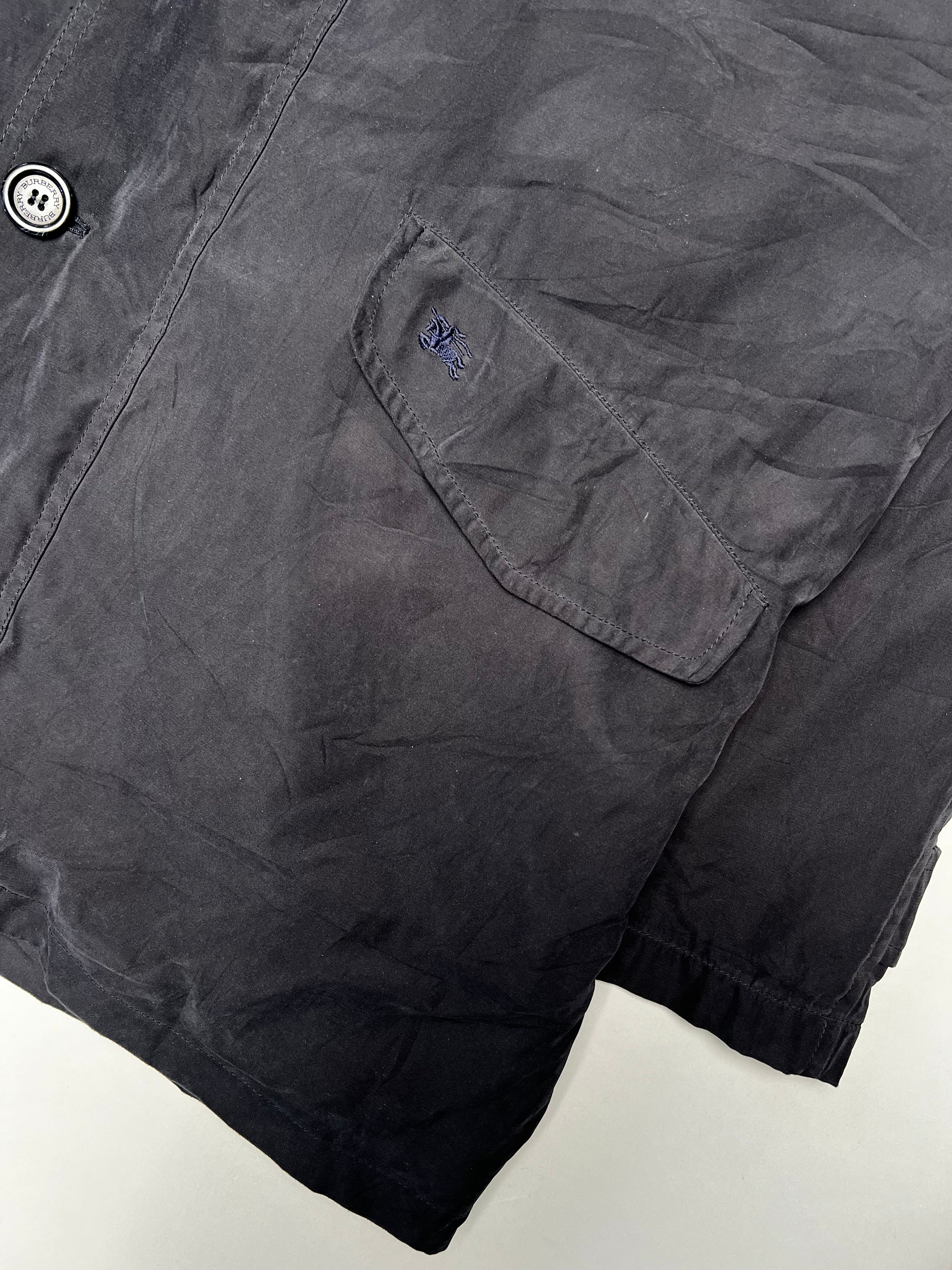 BURBERRY VINTAGE MID LENGTH COAT BLUE - M/L