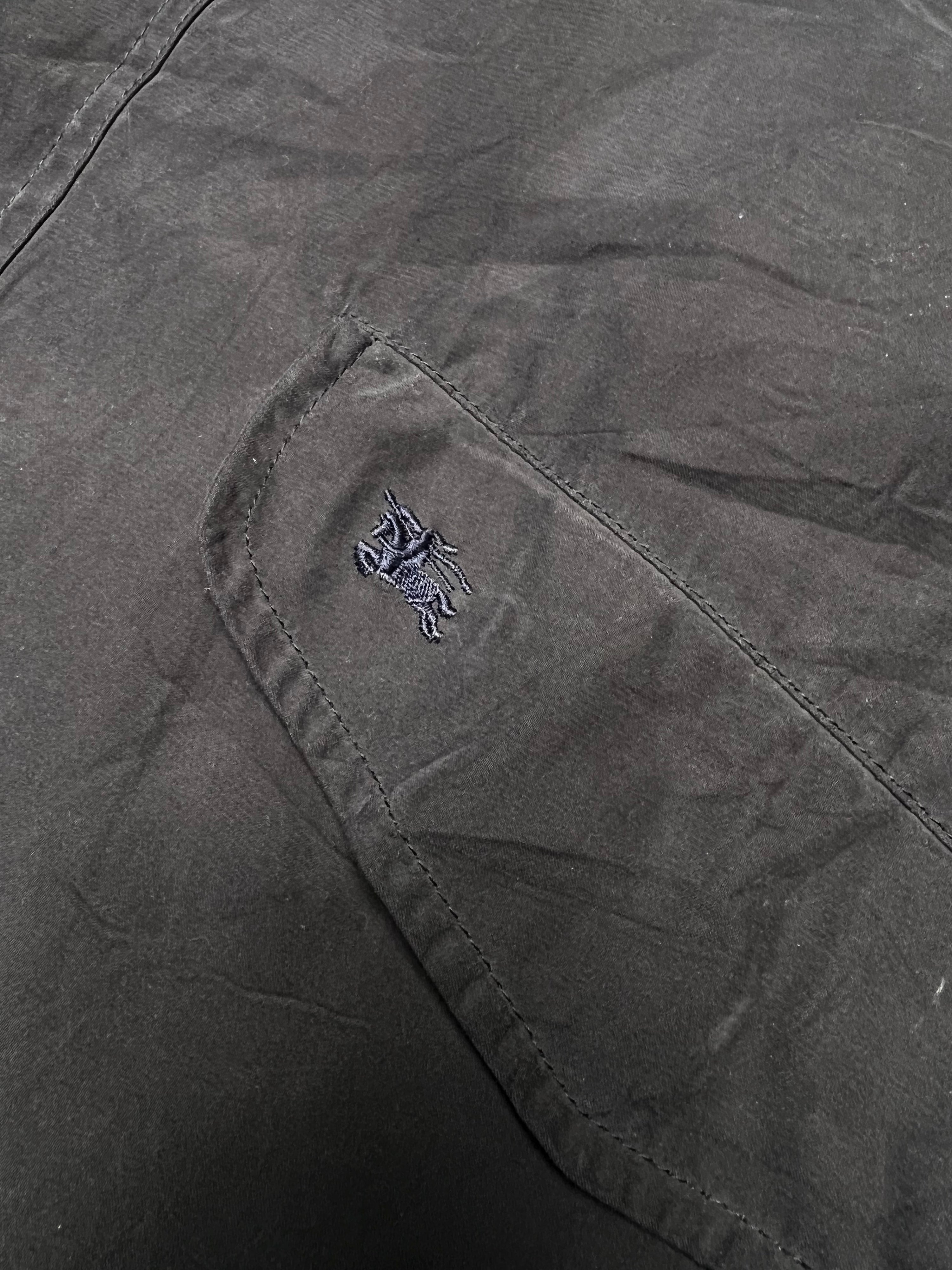 BURBERRY VINTAGE MID LENGTH COAT BLUE - M/L