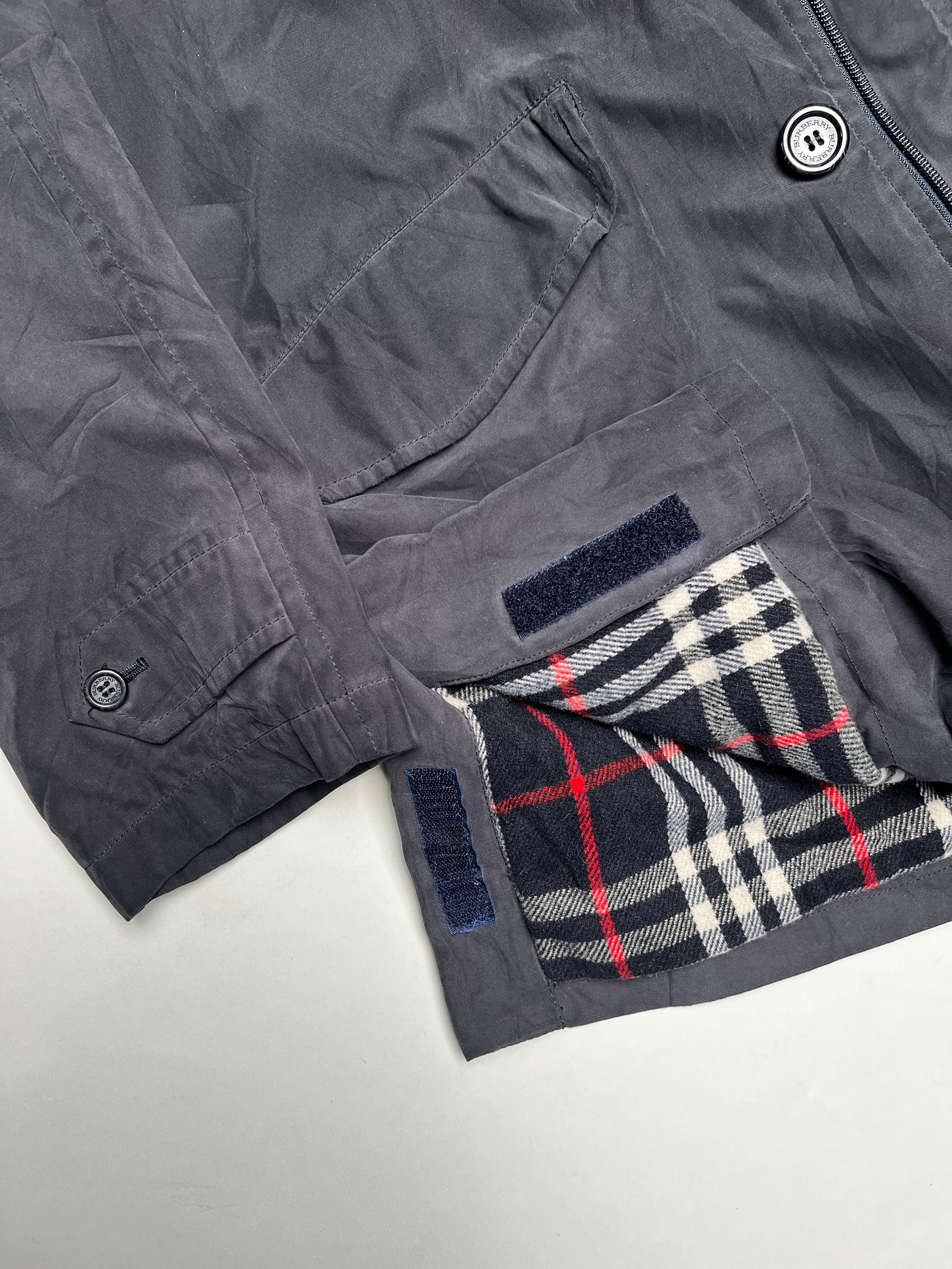 BURBERRY VINTAGE MID LENGTH COAT BLUE - M/L