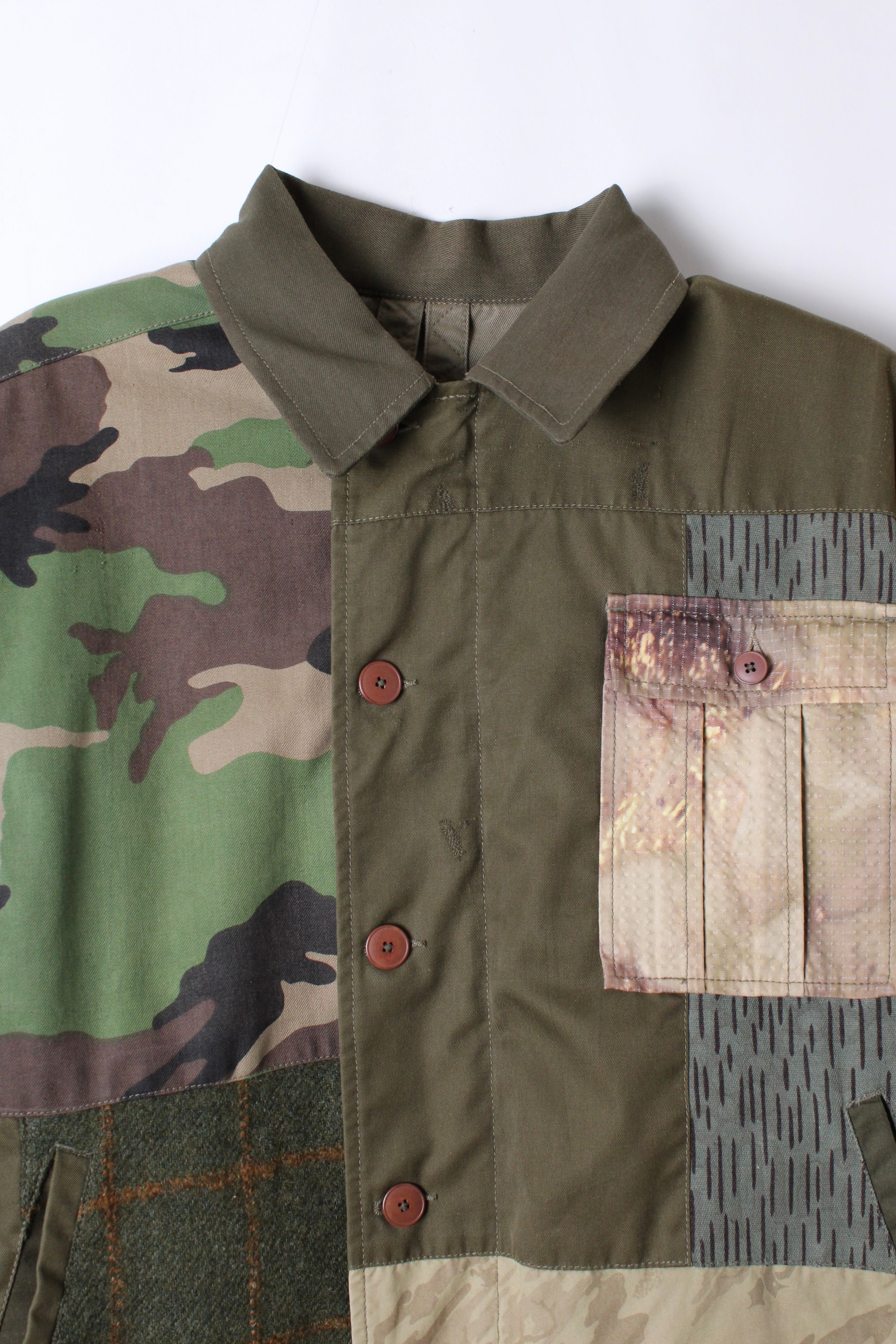 MAHARISHI PATCHWORK DECK JACKET - M/L