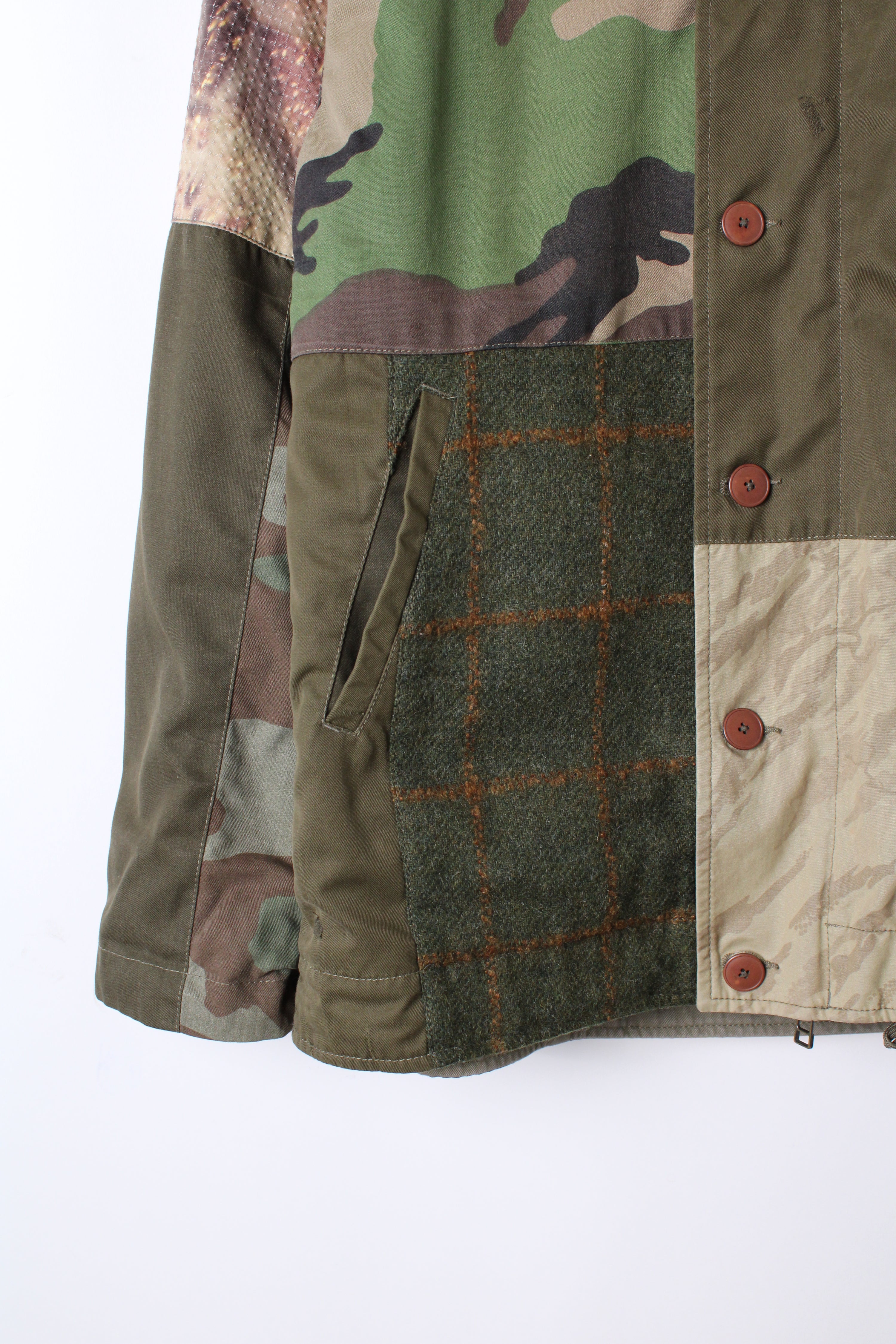 MAHARISHI PATCHWORK DECK JACKET - M/L