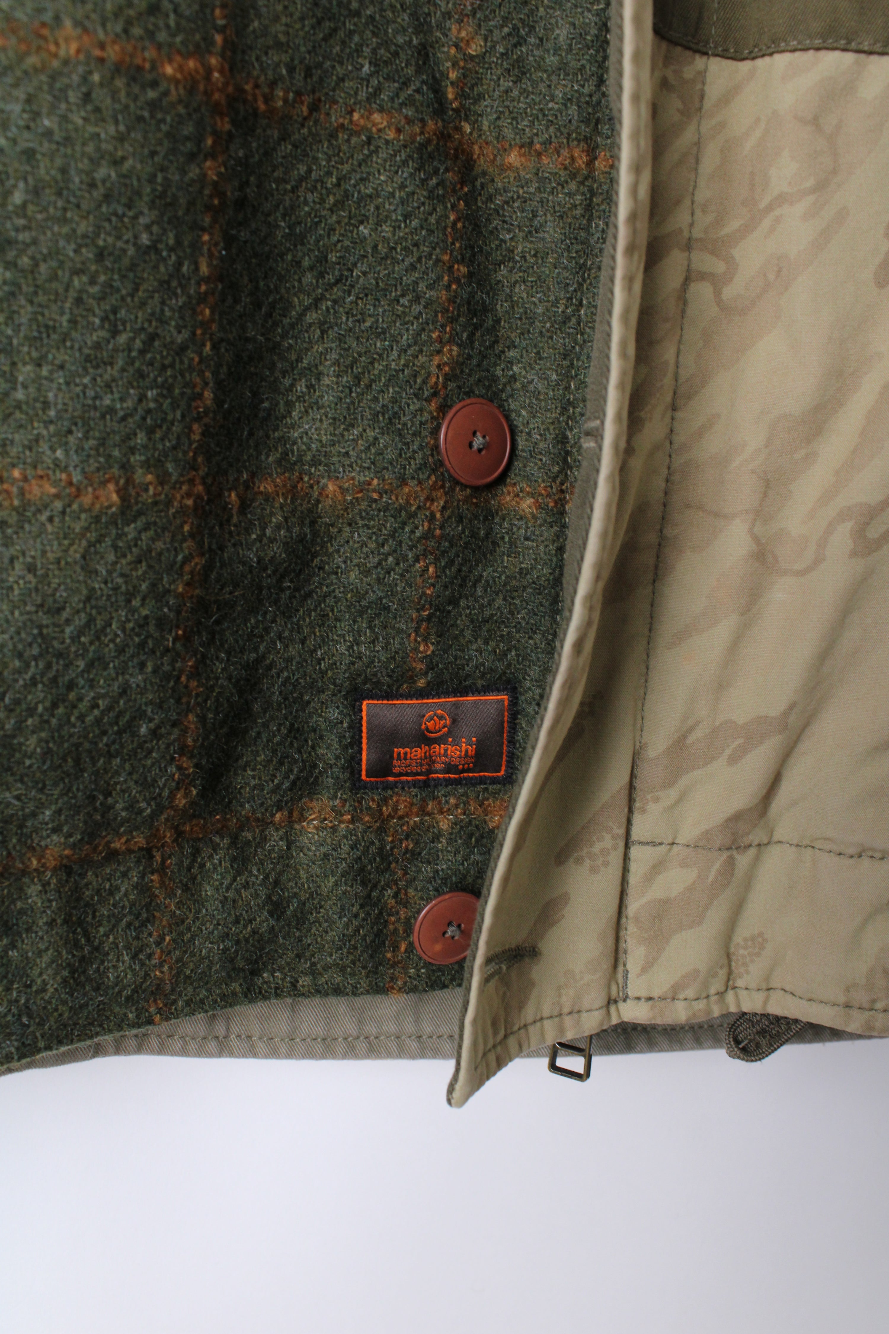 MAHARISHI PATCHWORK DECK JACKET - M/L