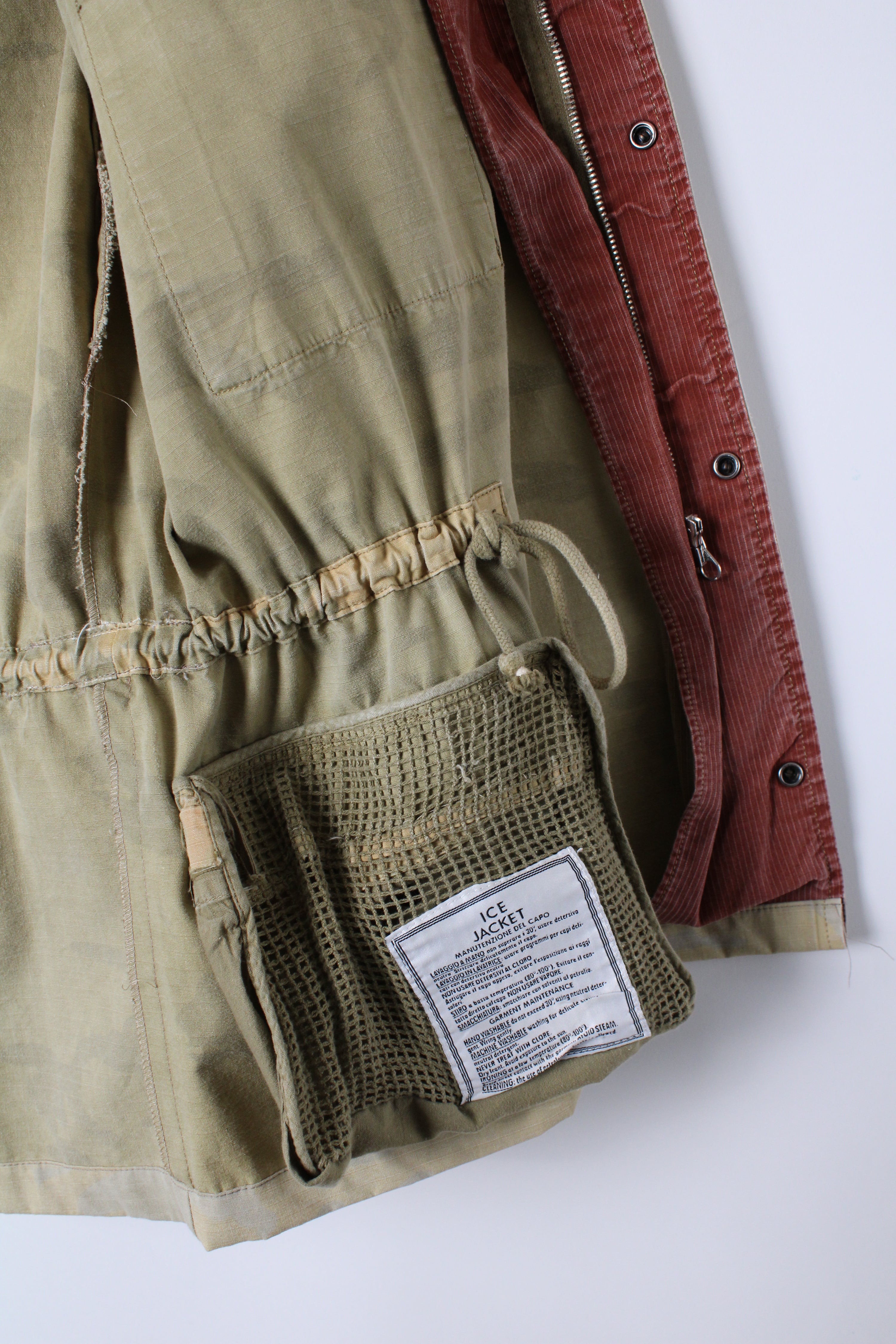 STONE ISLAND VINTAGE ICE CAMO FIELD JACKET - S/M