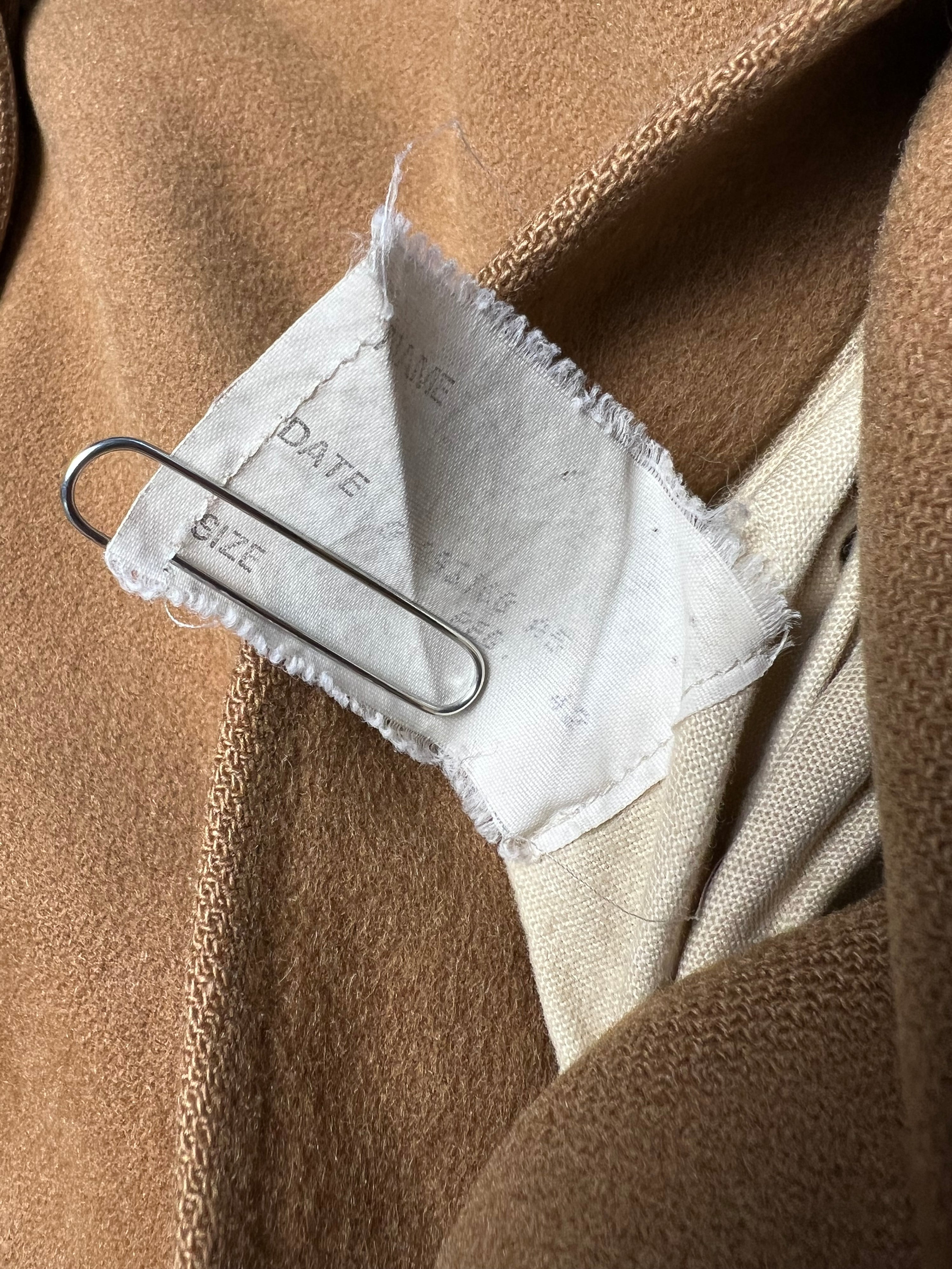 AQUASCUTUM VINTAGE WOOL CAMEL COAT - XL