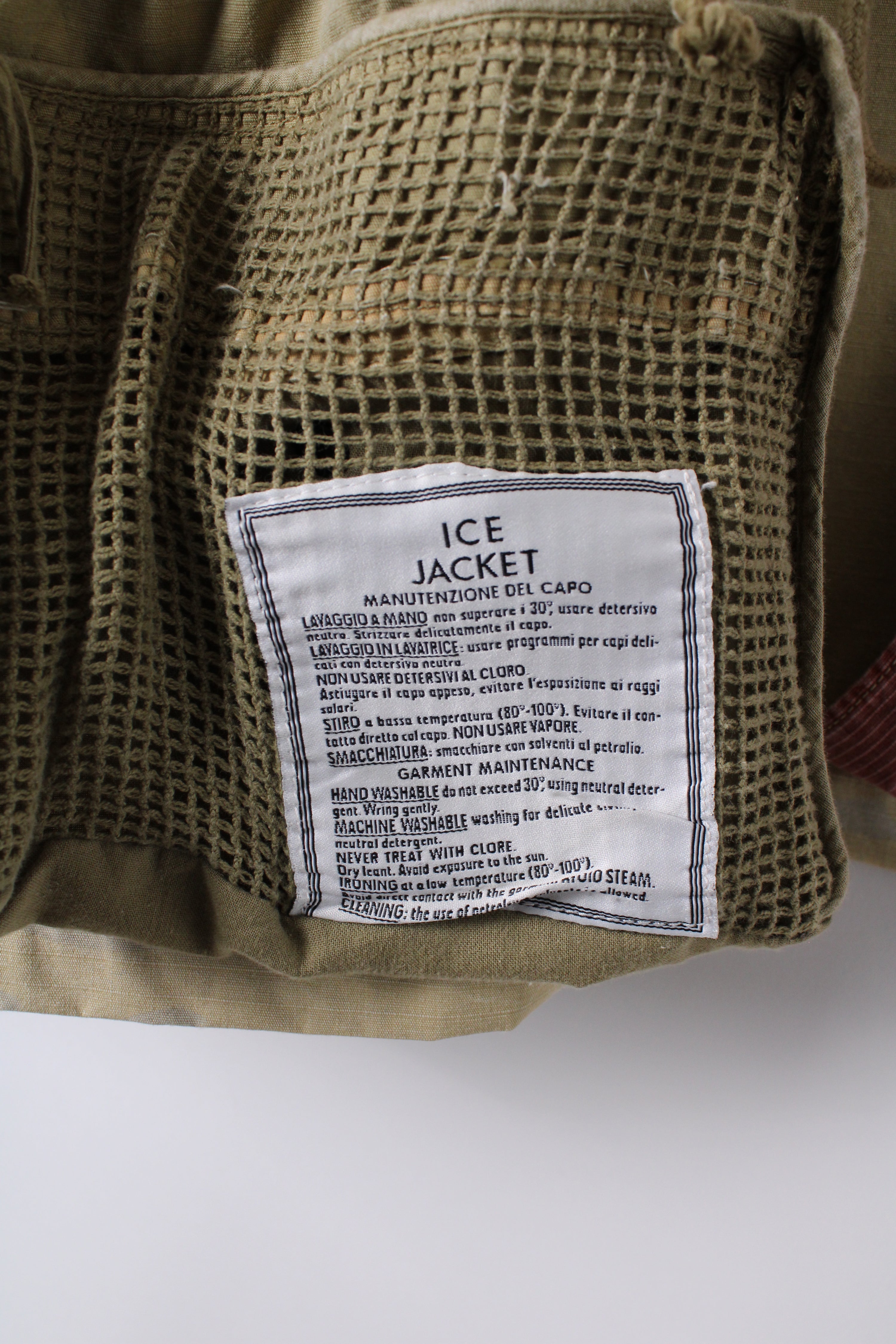 STONE ISLAND VINTAGE ICE CAMO FIELD JACKET - S/M