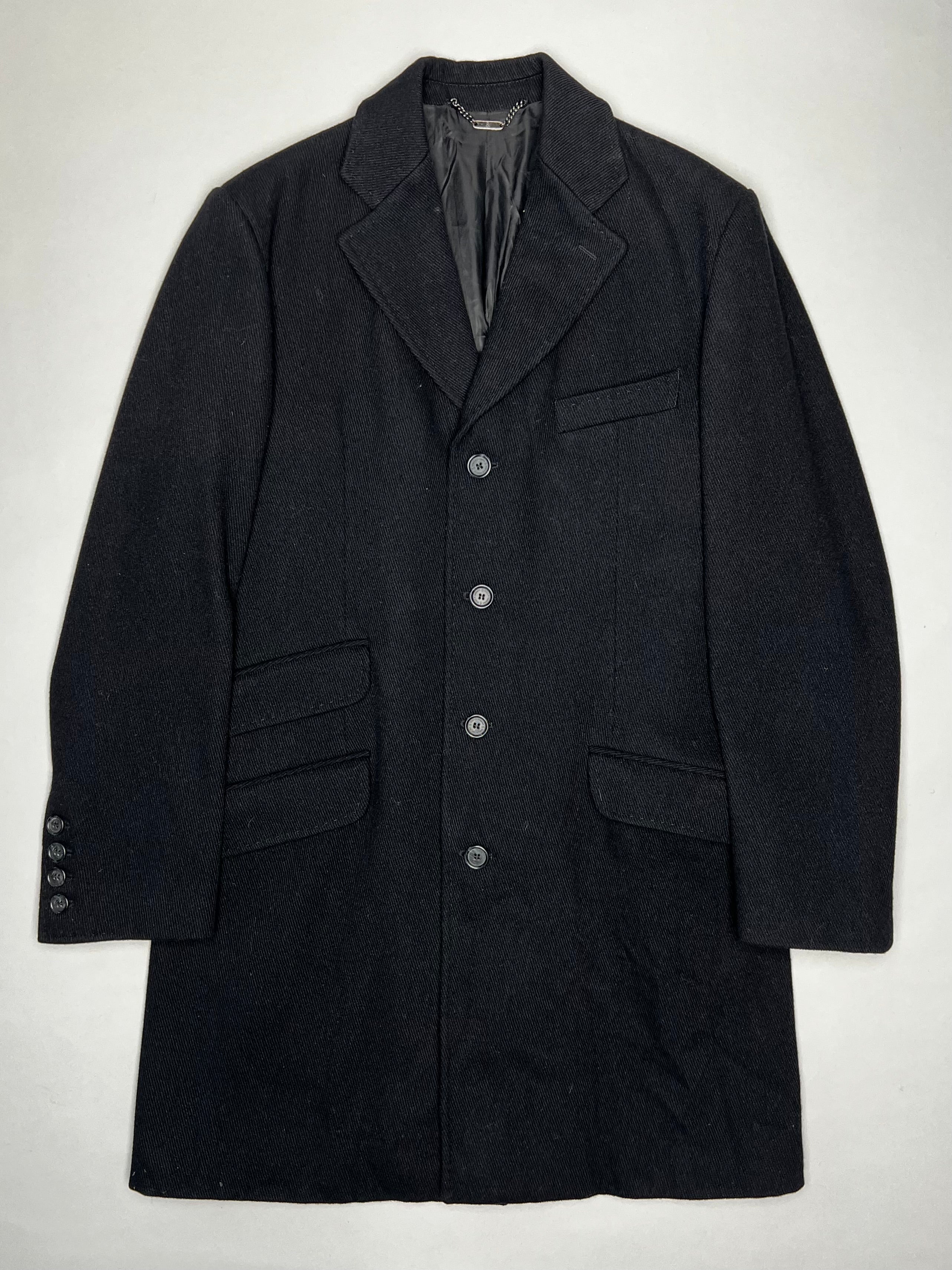 D&G WOOL COAT BLACK - 48